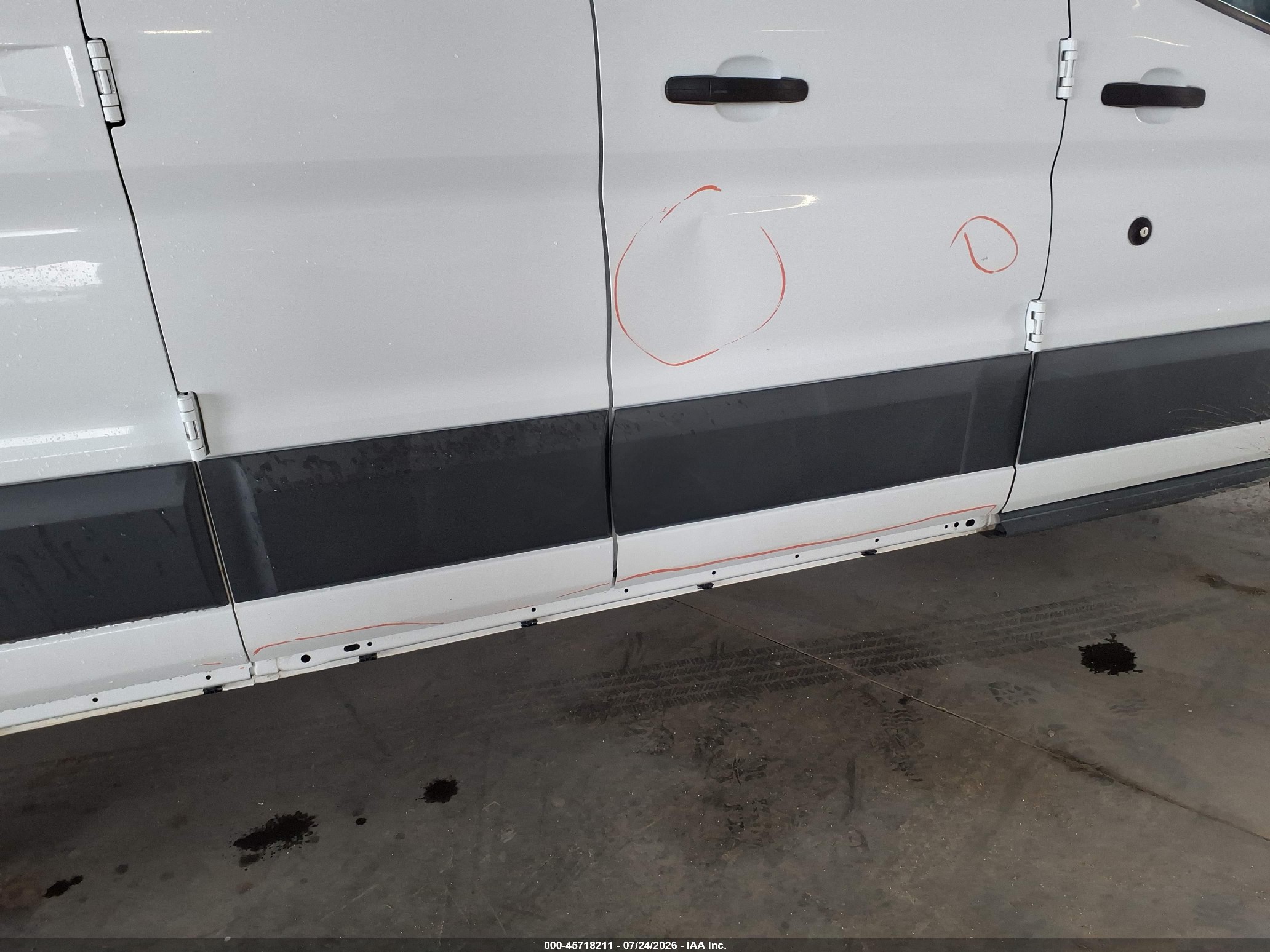 2015 Ford Transit-350 Xlt White vin: 1FBZX2ZM1FKB01716