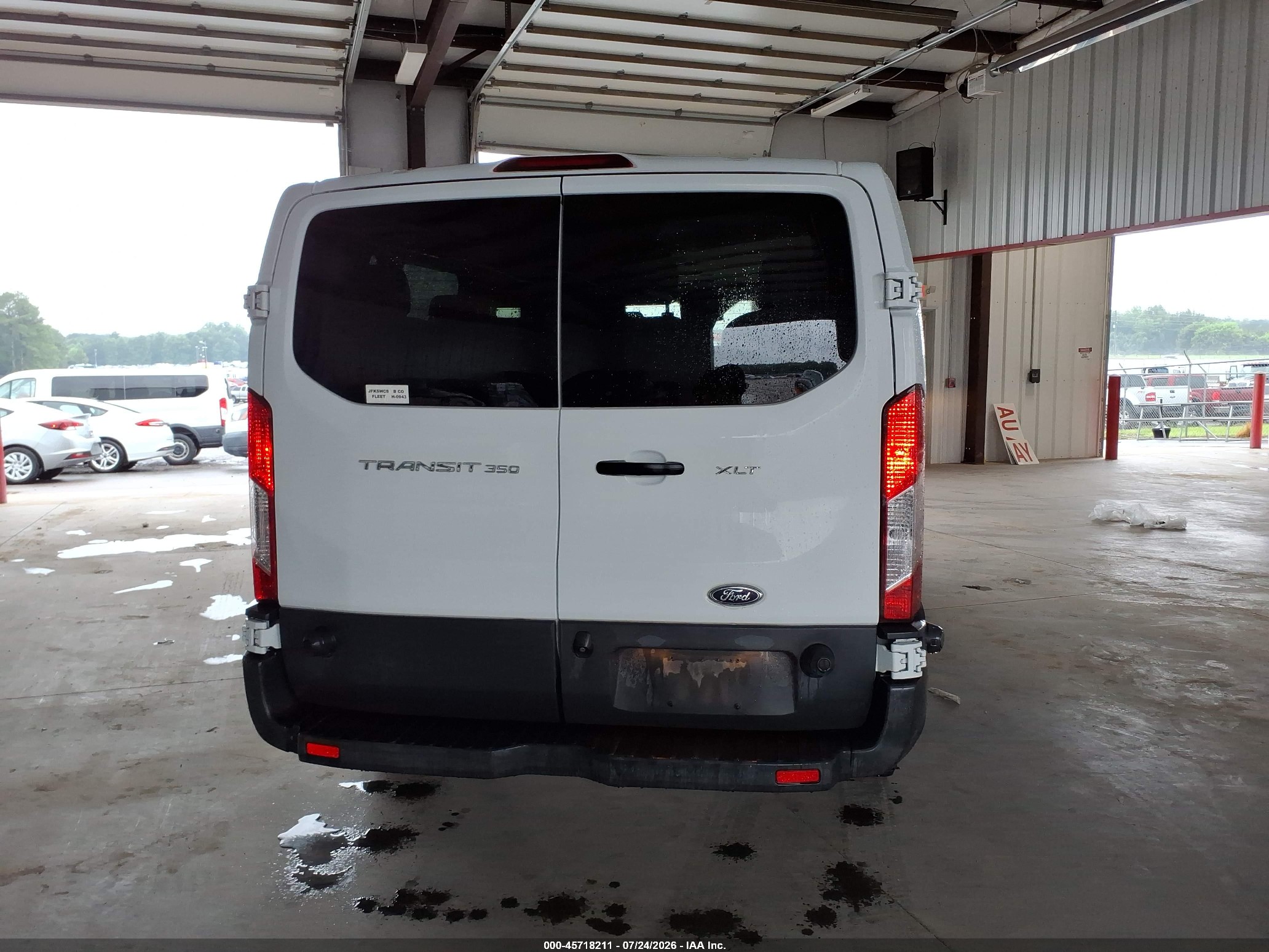 2015 Ford Transit-350 Xlt White vin: 1FBZX2ZM1FKB01716