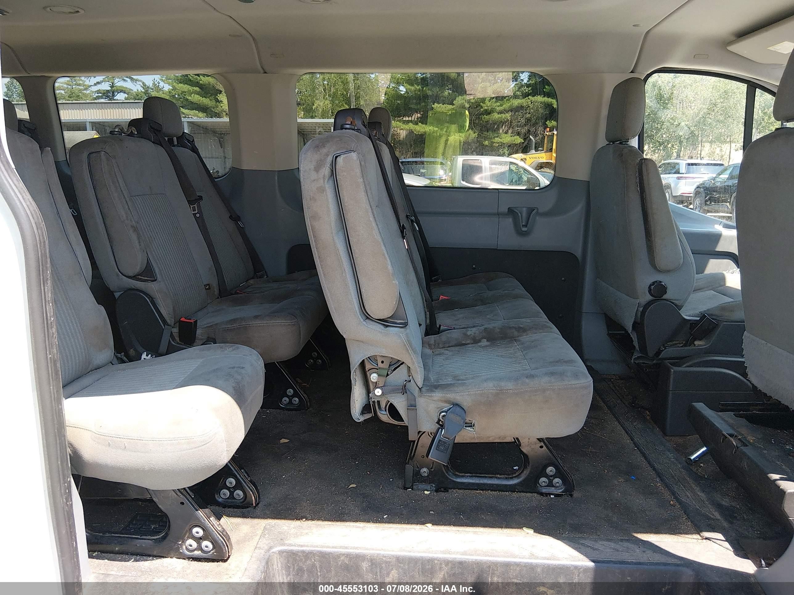 2015 Ford Transit-350 Xlt White vin: 1FBZX2ZM2FKA31644