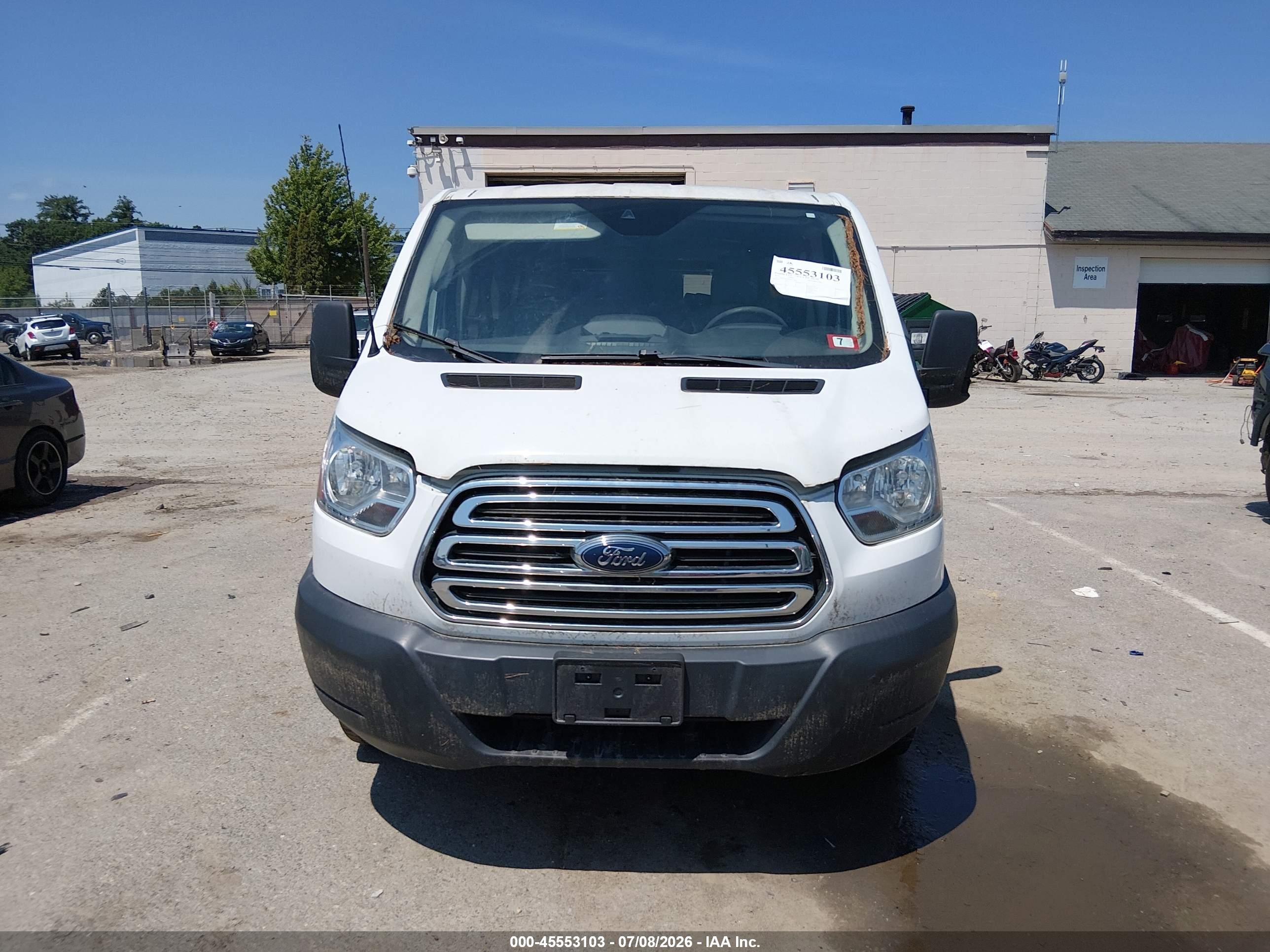 2015 Ford Transit-350 Xlt White vin: 1FBZX2ZM2FKA31644