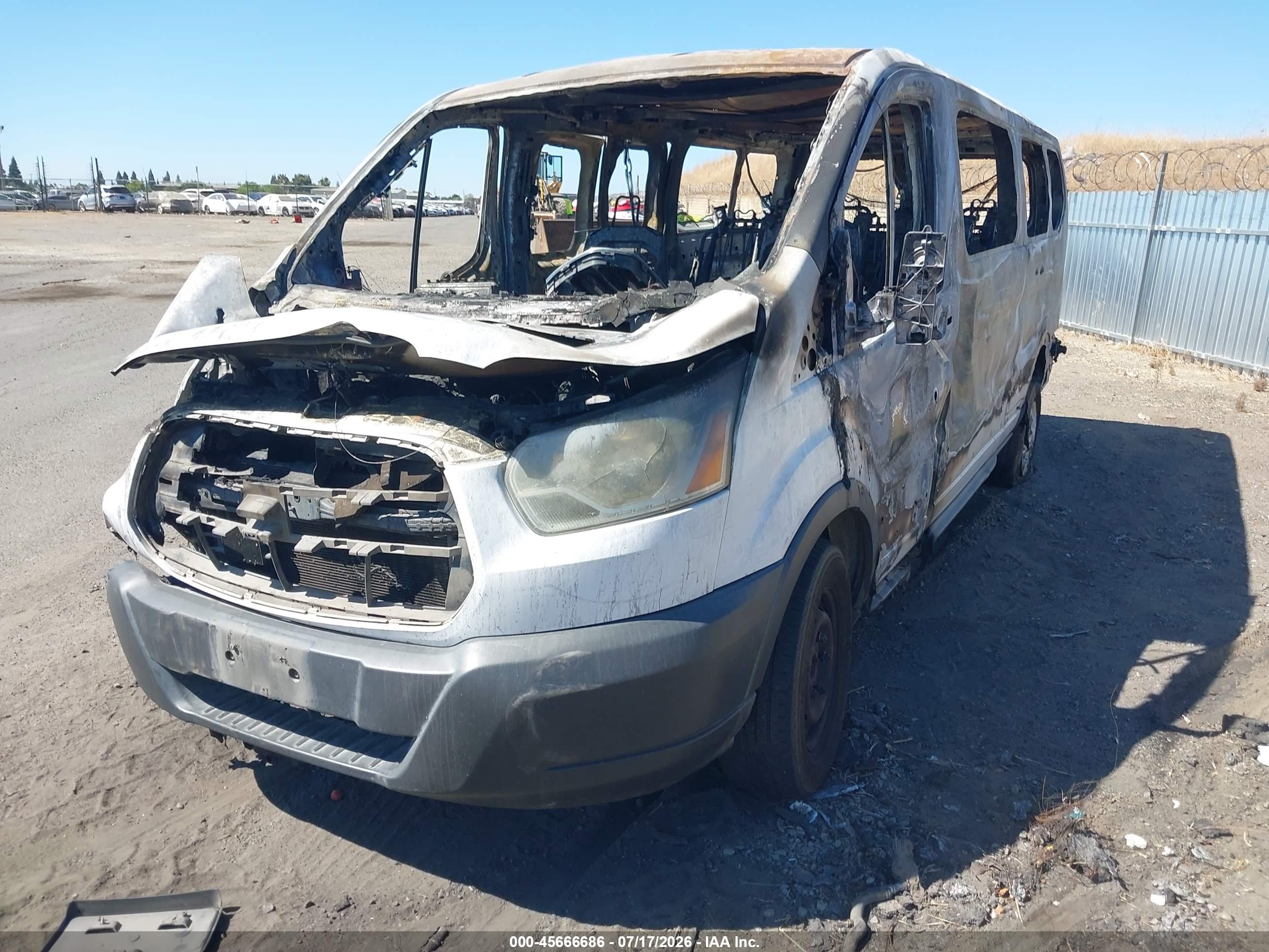 2015 Ford Transit-350 Xlt White vin: 1FBZX2ZM2FKA73327