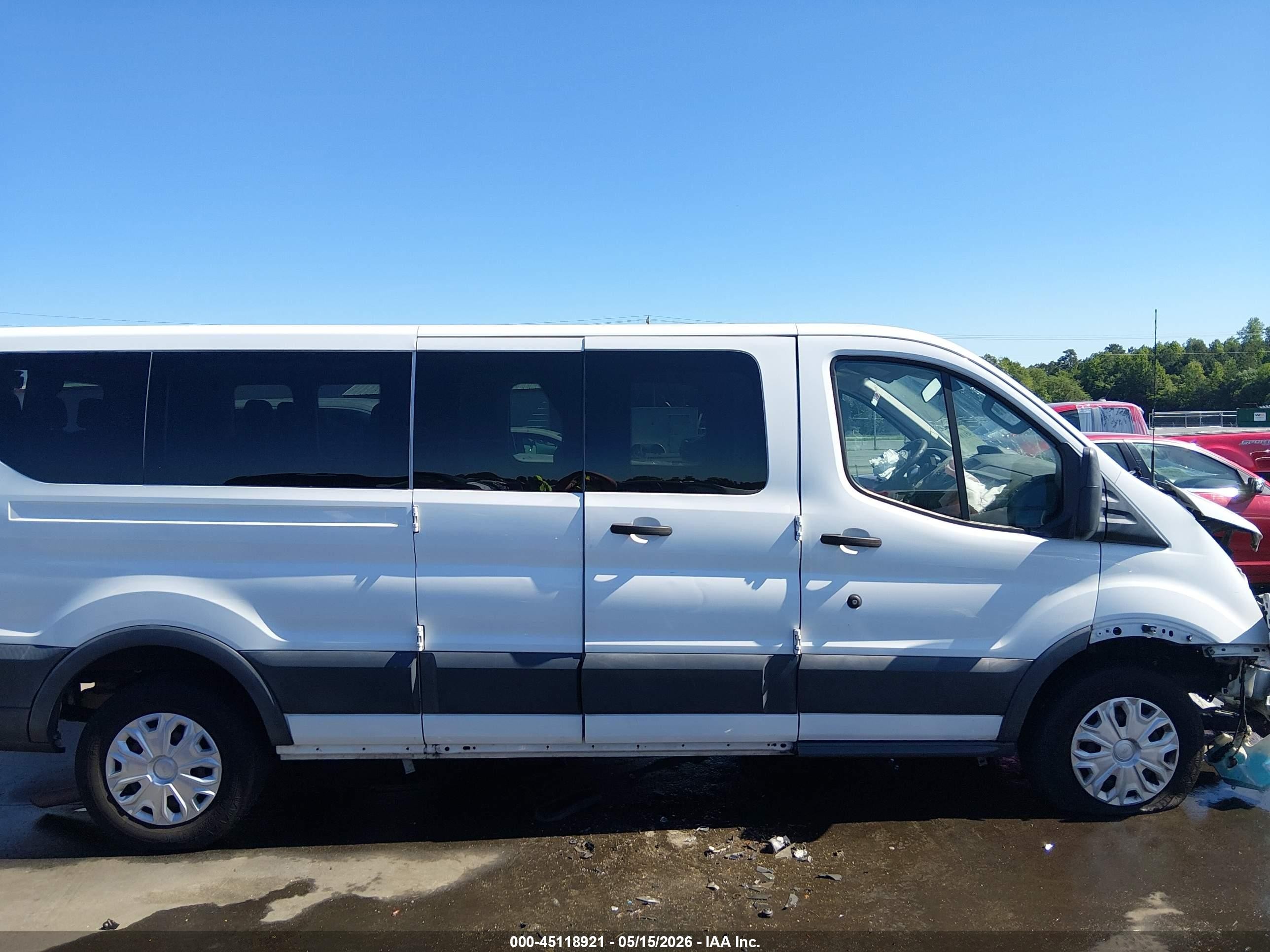 2015 Ford Transit-350 Xlt White vin: 1FBZX2ZM2FKB22753
