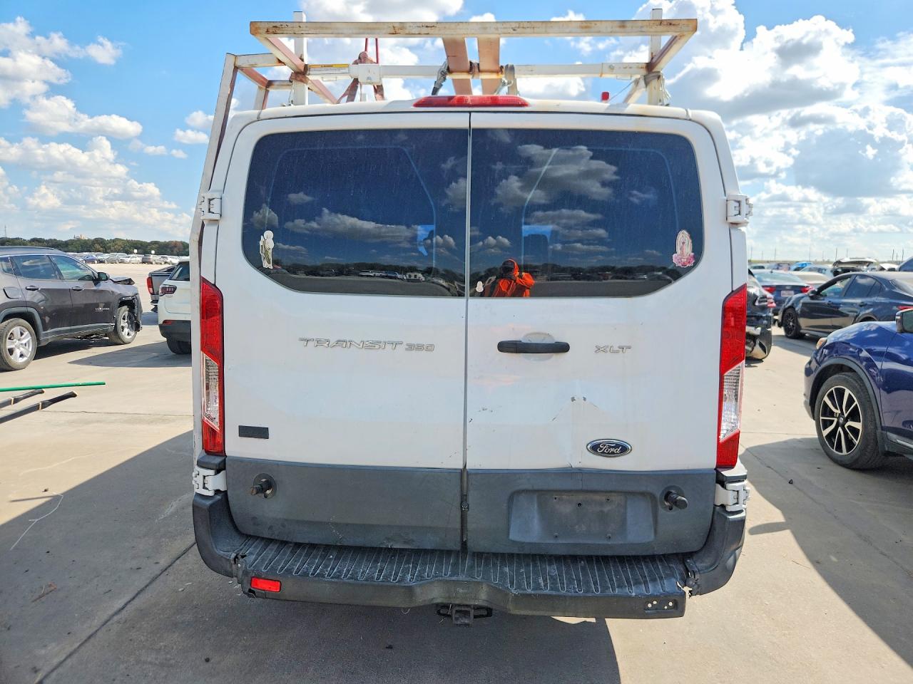 2015 Ford Transit T-350 White vin: 1FBZX2ZM2FKB26401