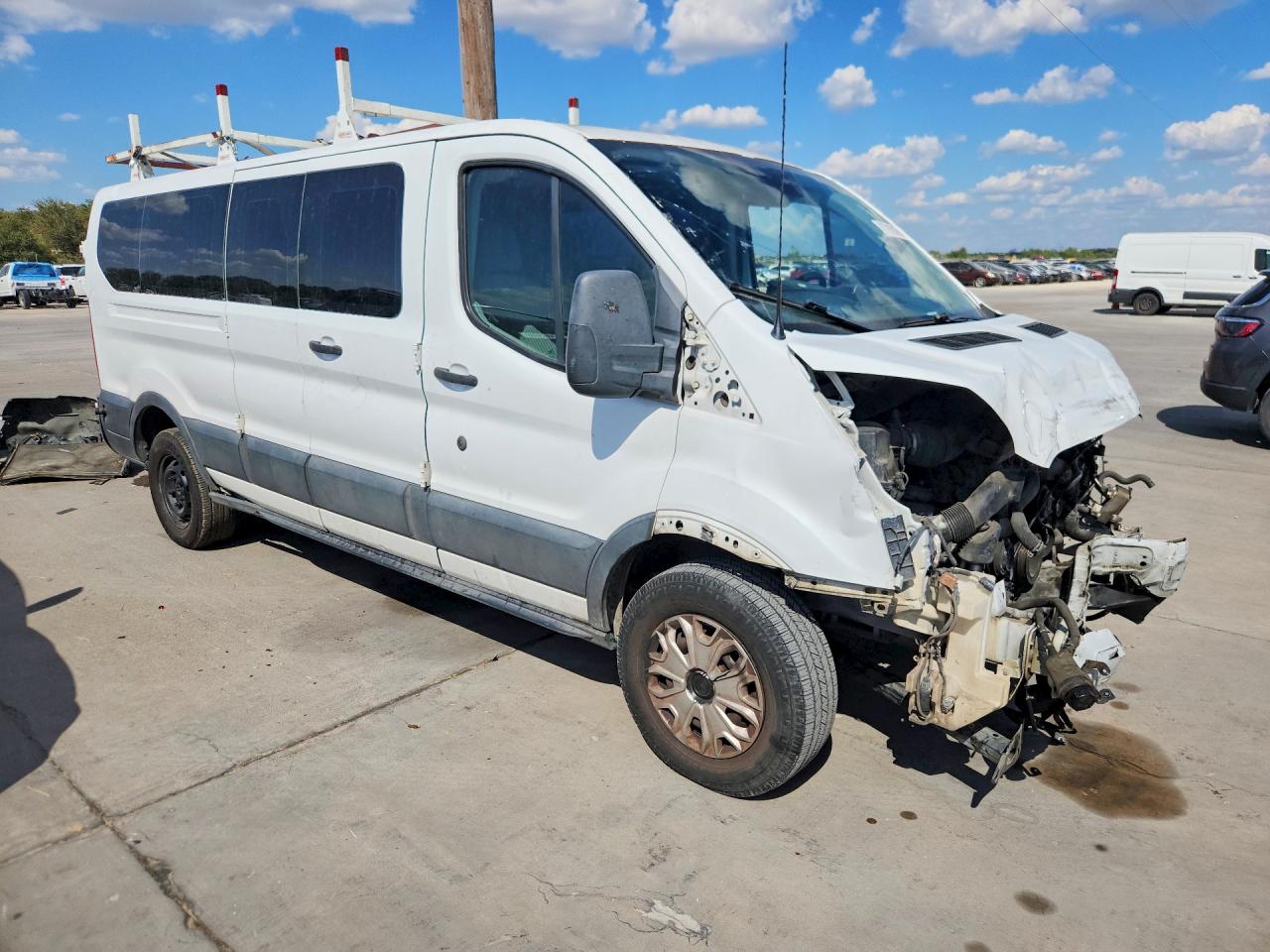 2015 Ford Transit T-350 White vin: 1FBZX2ZM2FKB26401