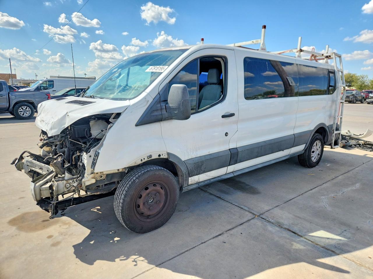2015 Ford Transit T-350 White vin: 1FBZX2ZM2FKB26401