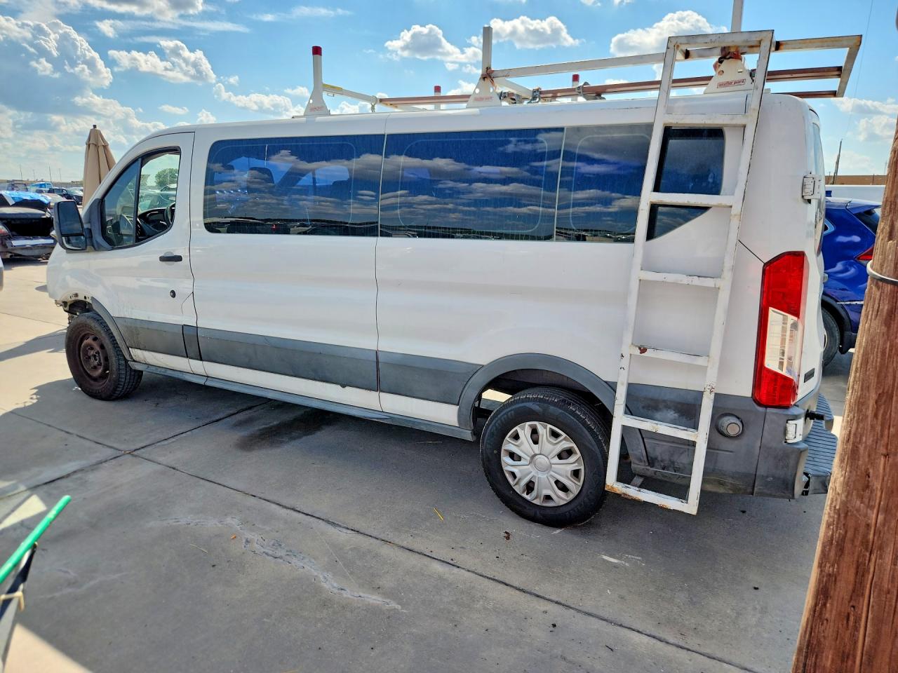2015 Ford Transit T-350 White vin: 1FBZX2ZM2FKB26401