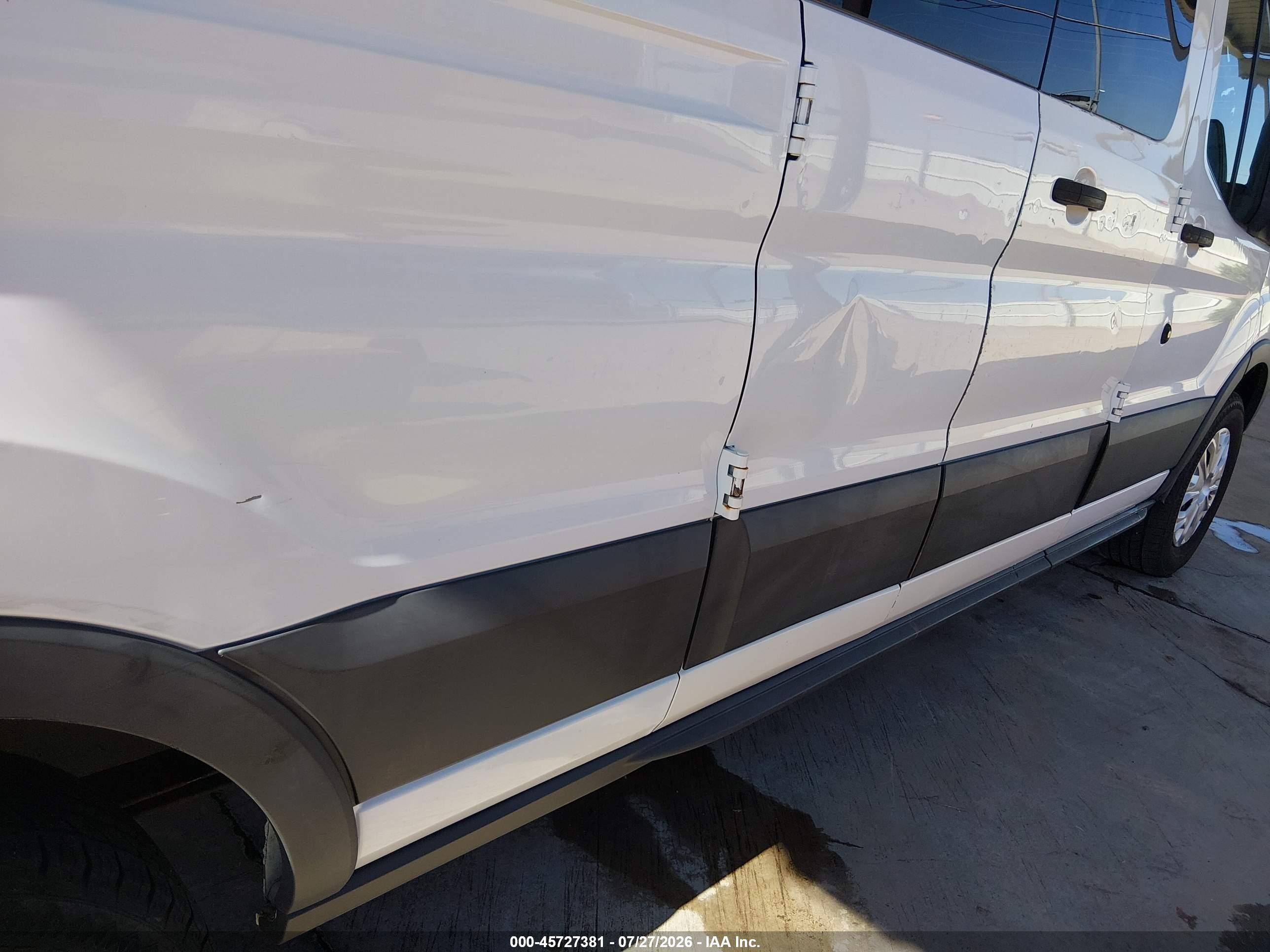 2015 Ford Transit-350 Xlt White vin: 1FBZX2ZM2FKB27726