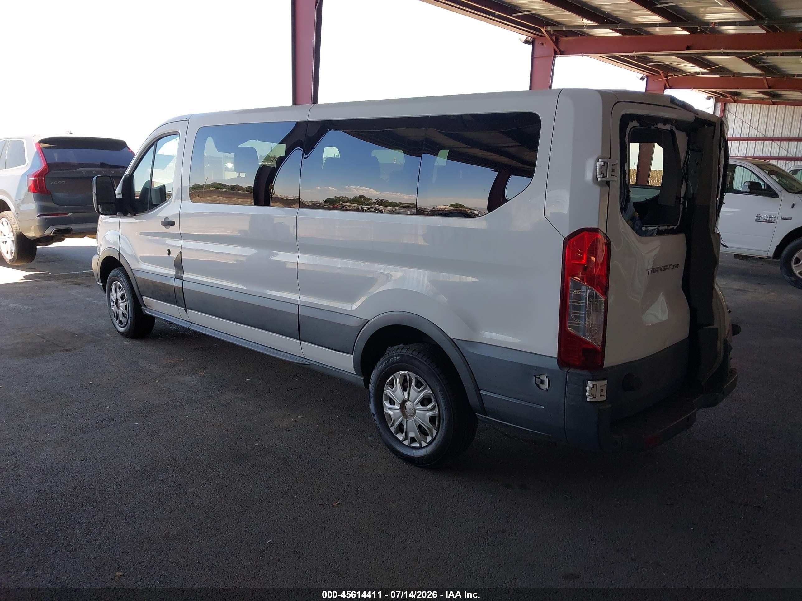 2015 Ford Transit-350 Xl/xlt White vin: 1FBZX2ZM3FKA21706