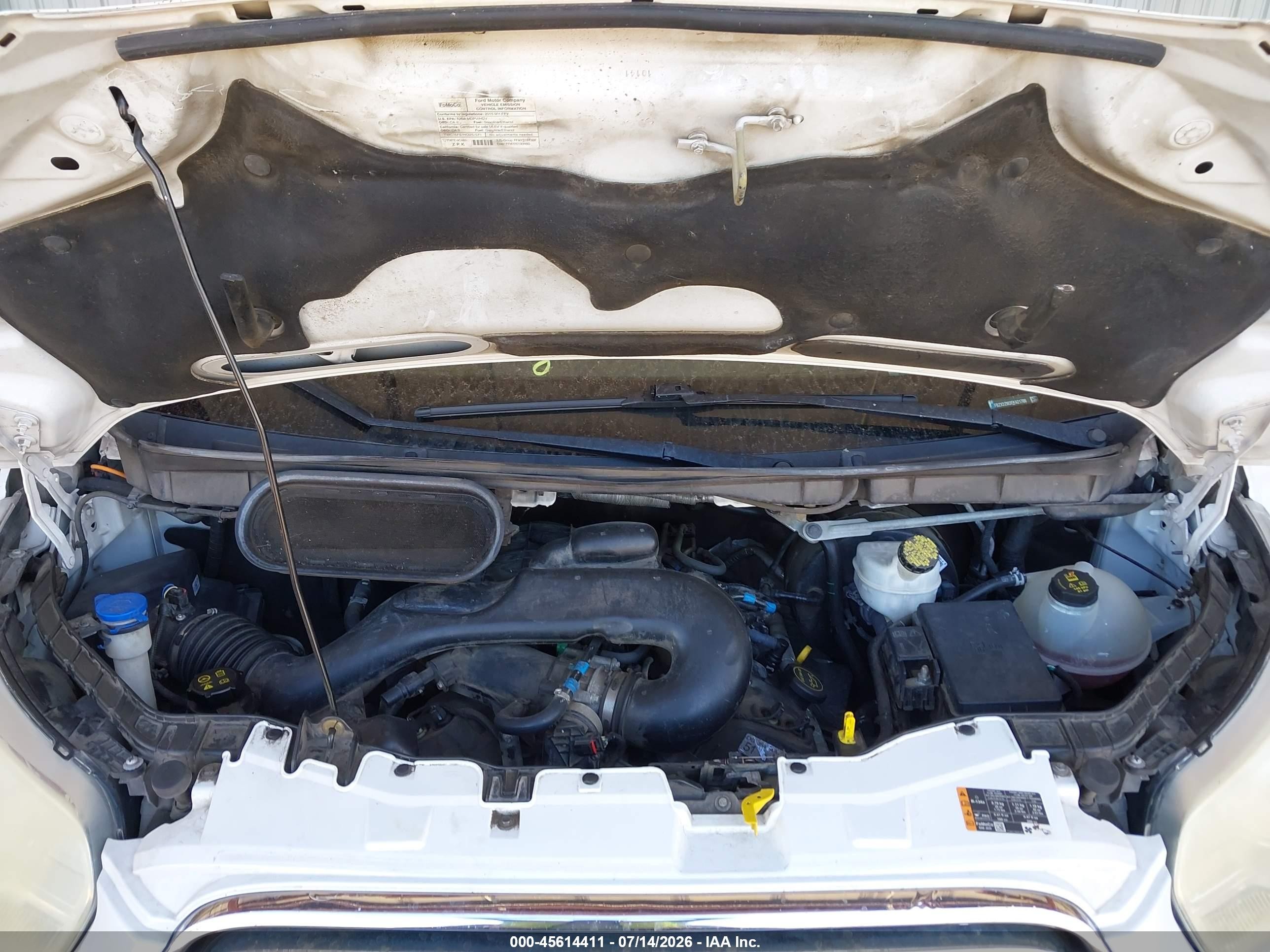 2015 Ford Transit-350 Xl/xlt White vin: 1FBZX2ZM3FKA21706