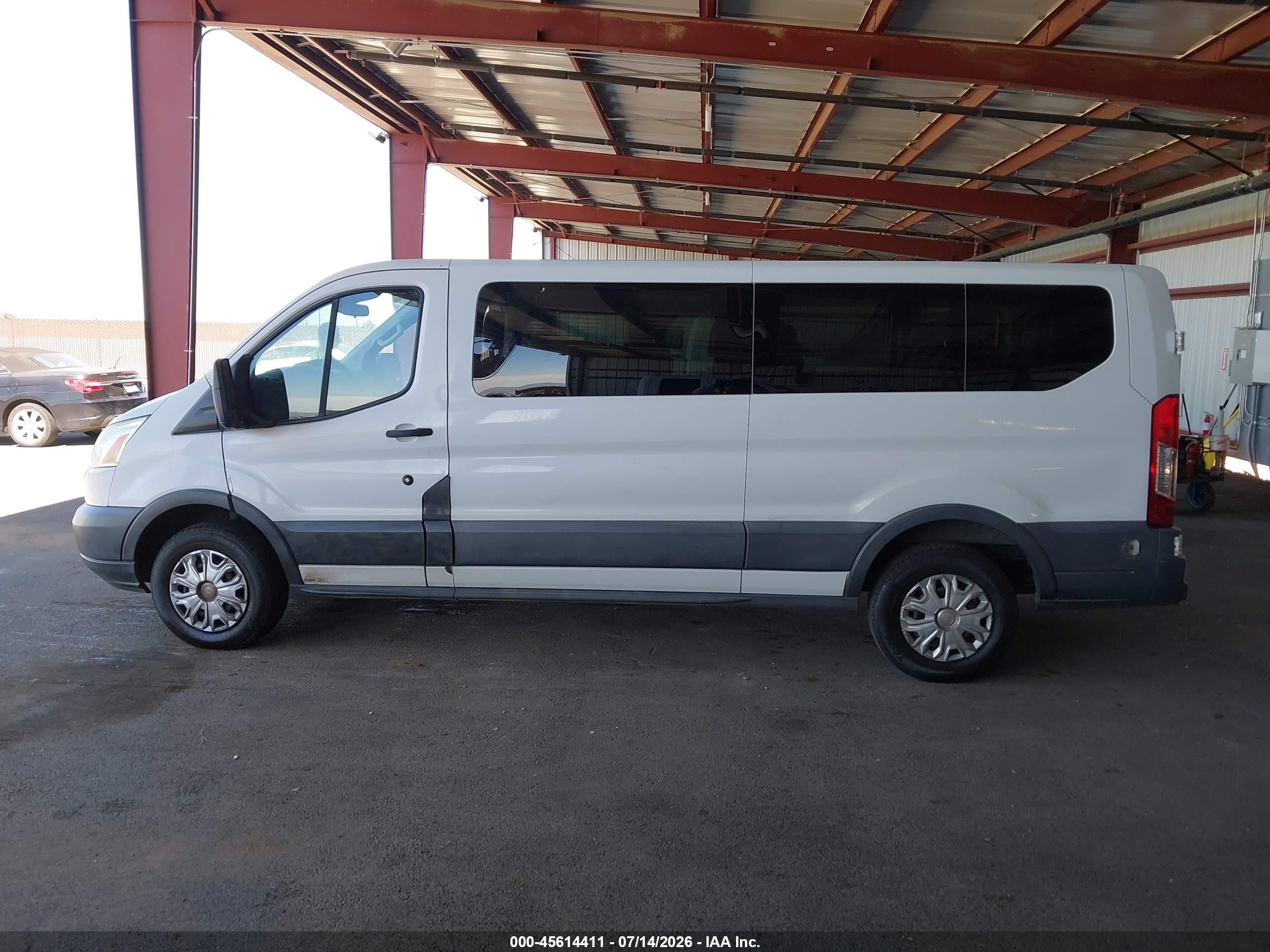 2015 Ford Transit-350 Xl/xlt White vin: 1FBZX2ZM3FKA21706