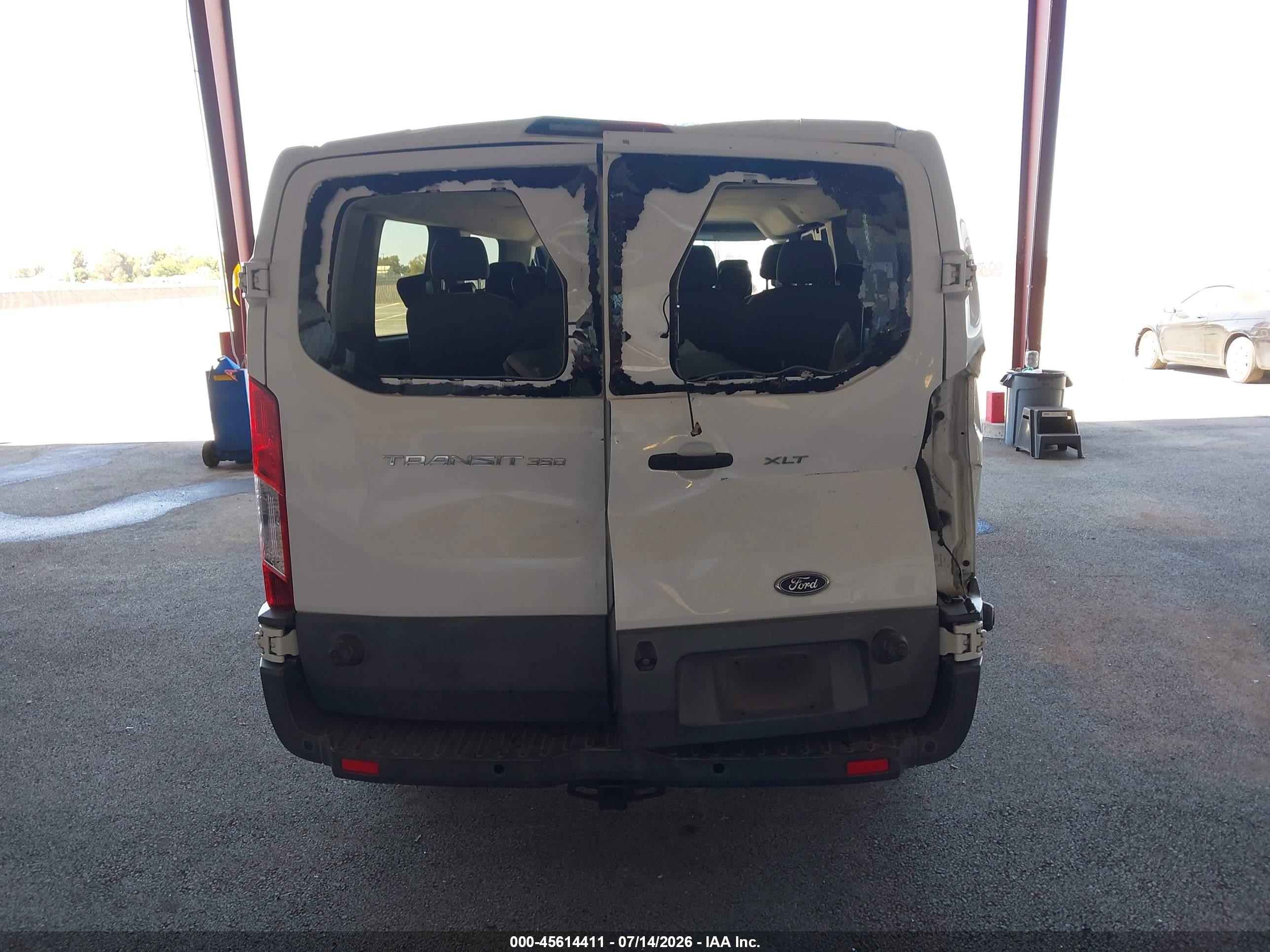 2015 Ford Transit-350 Xl/xlt White vin: 1FBZX2ZM3FKA21706