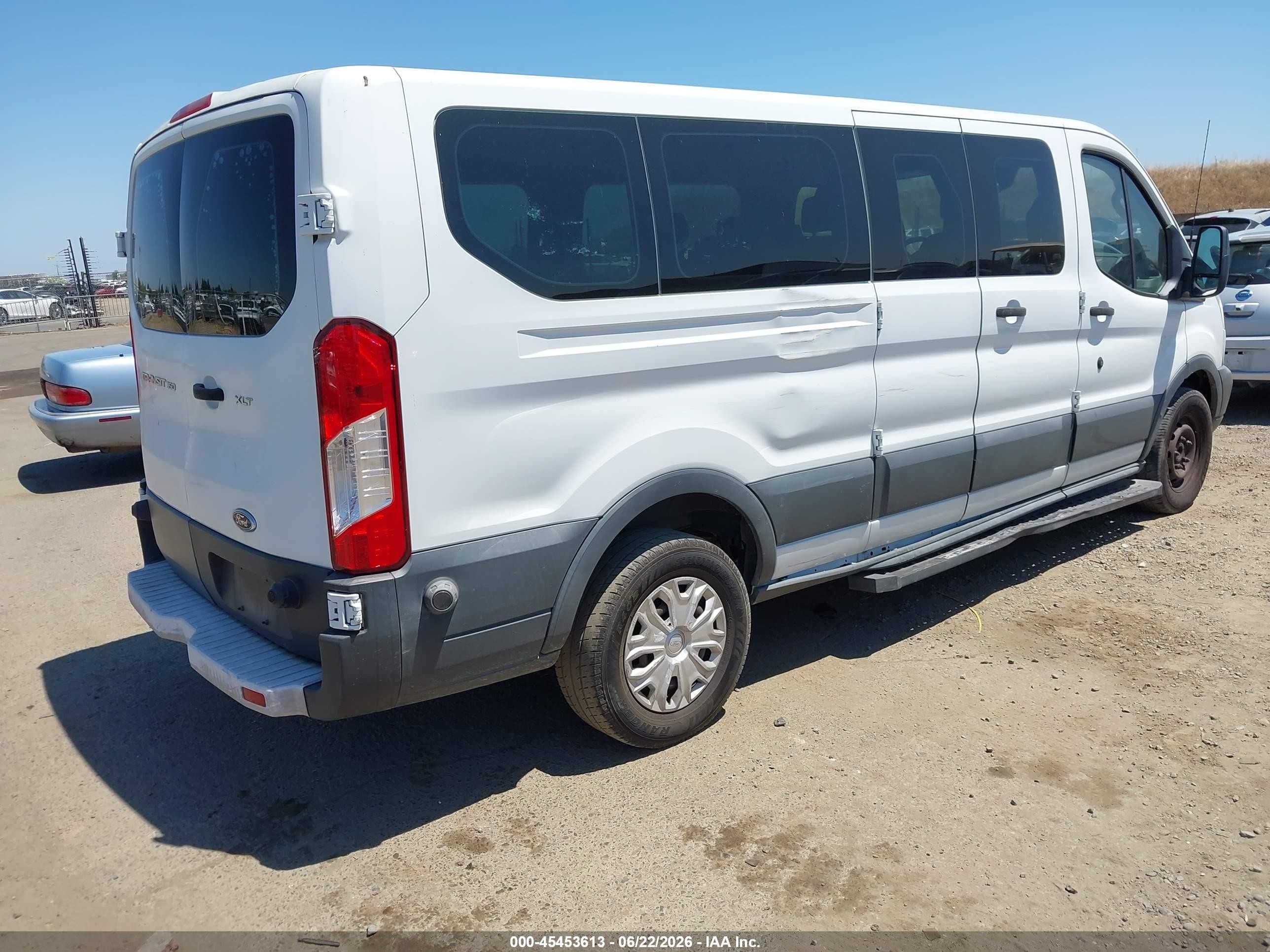 2015 Ford Transit-350 Xl/xlt White vin: 1FBZX2ZM3FKA72171