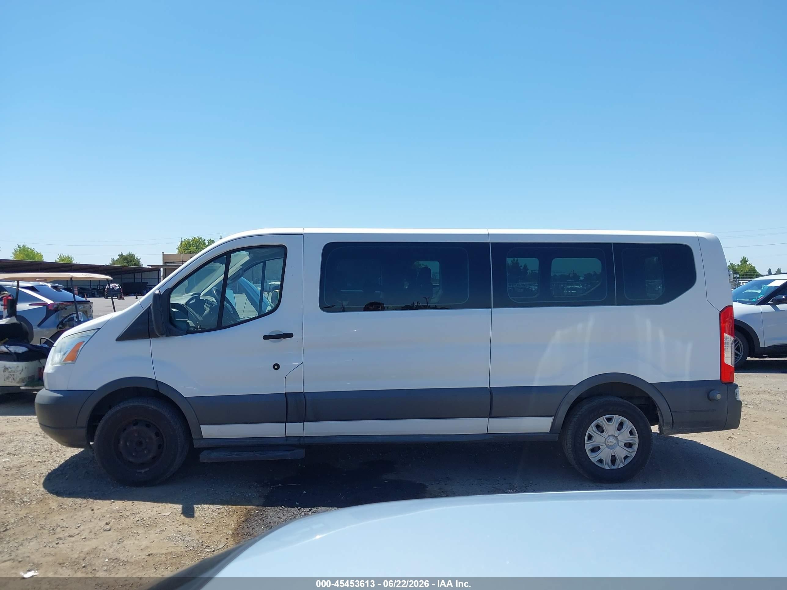 2015 Ford Transit-350 Xl/xlt White vin: 1FBZX2ZM3FKA72171