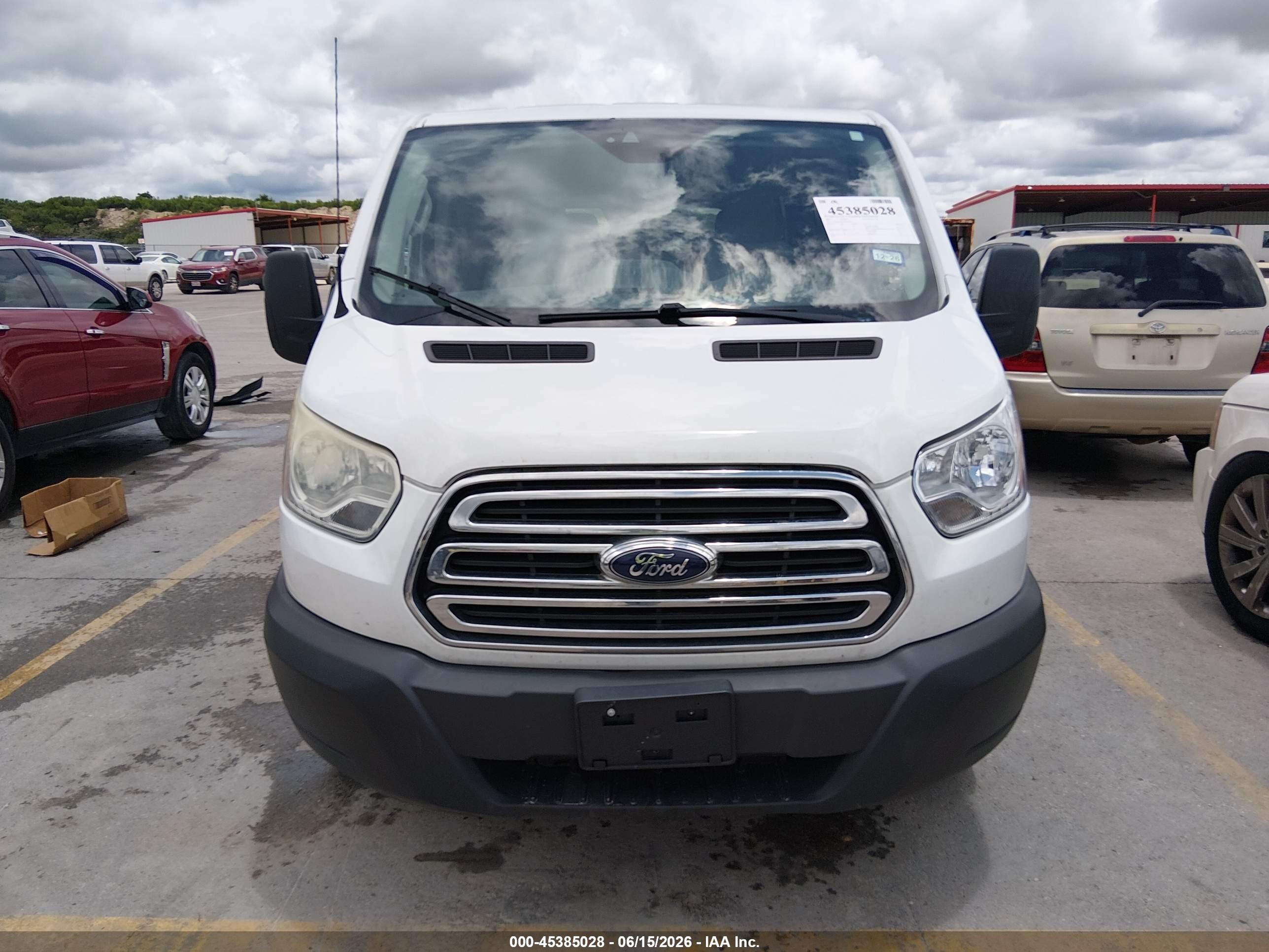 2015 Ford Transit-350 Xlt White vin: 1FBZX2ZM4FKA39342