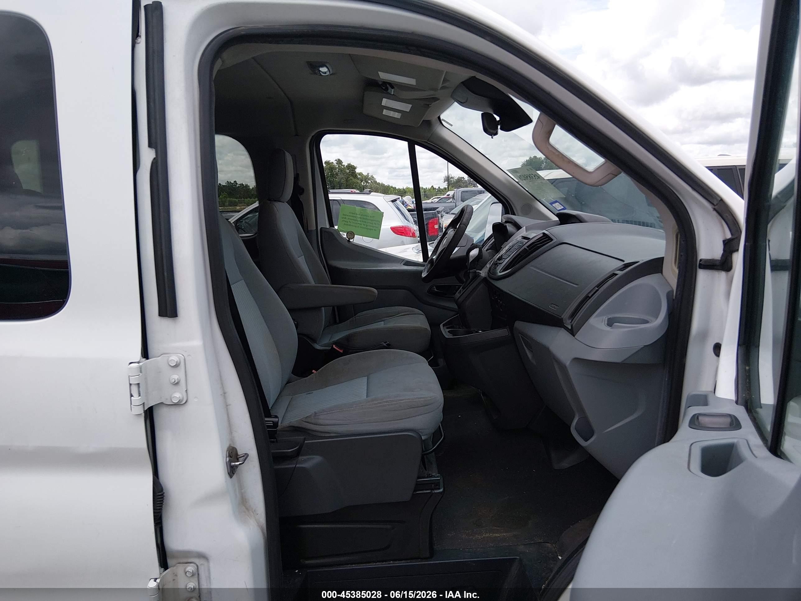 2015 Ford Transit-350 Xlt White vin: 1FBZX2ZM4FKA39342