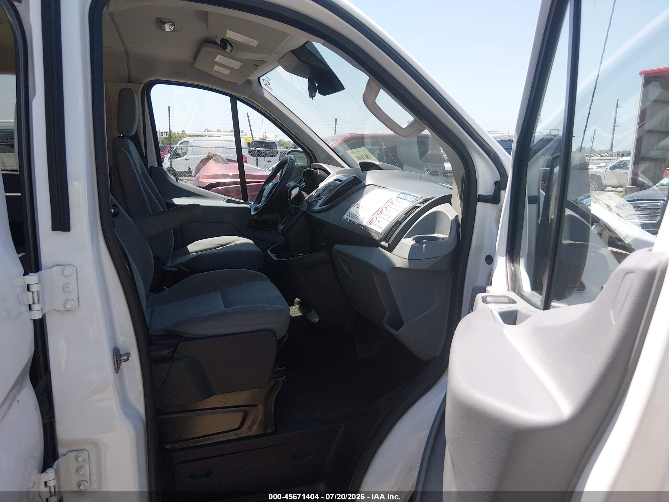 2015 Ford Transit-350 Xlt White vin: 1FBZX2ZM4FKA97922