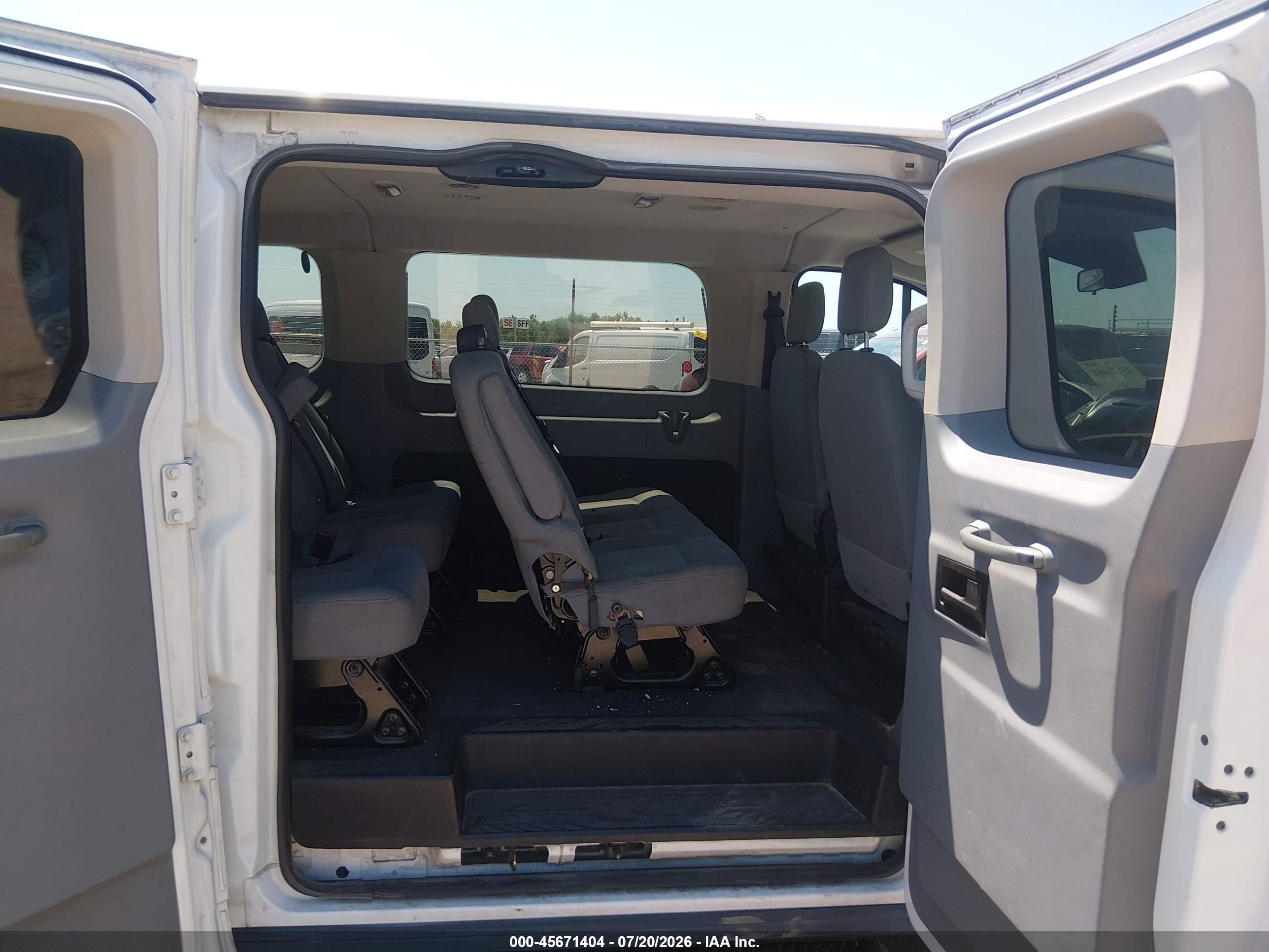 2015 Ford Transit-350 Xlt White vin: 1FBZX2ZM4FKA97922