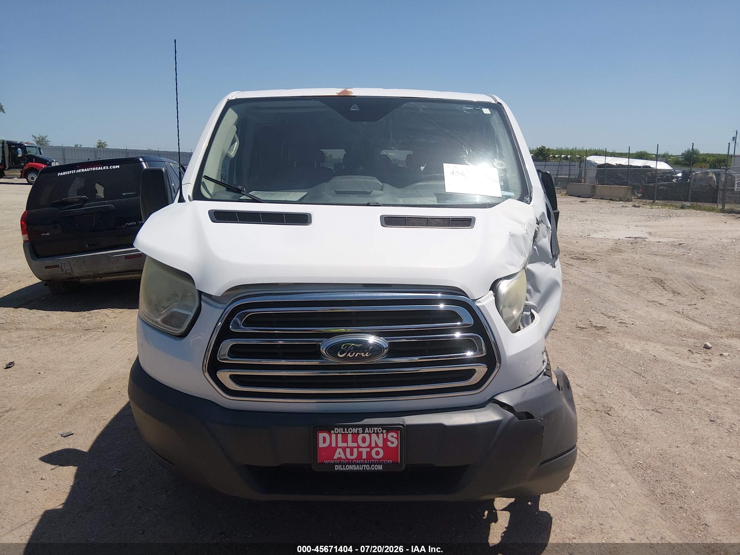 2015 Ford Transit-350 Xlt White vin: 1FBZX2ZM4FKA97922
