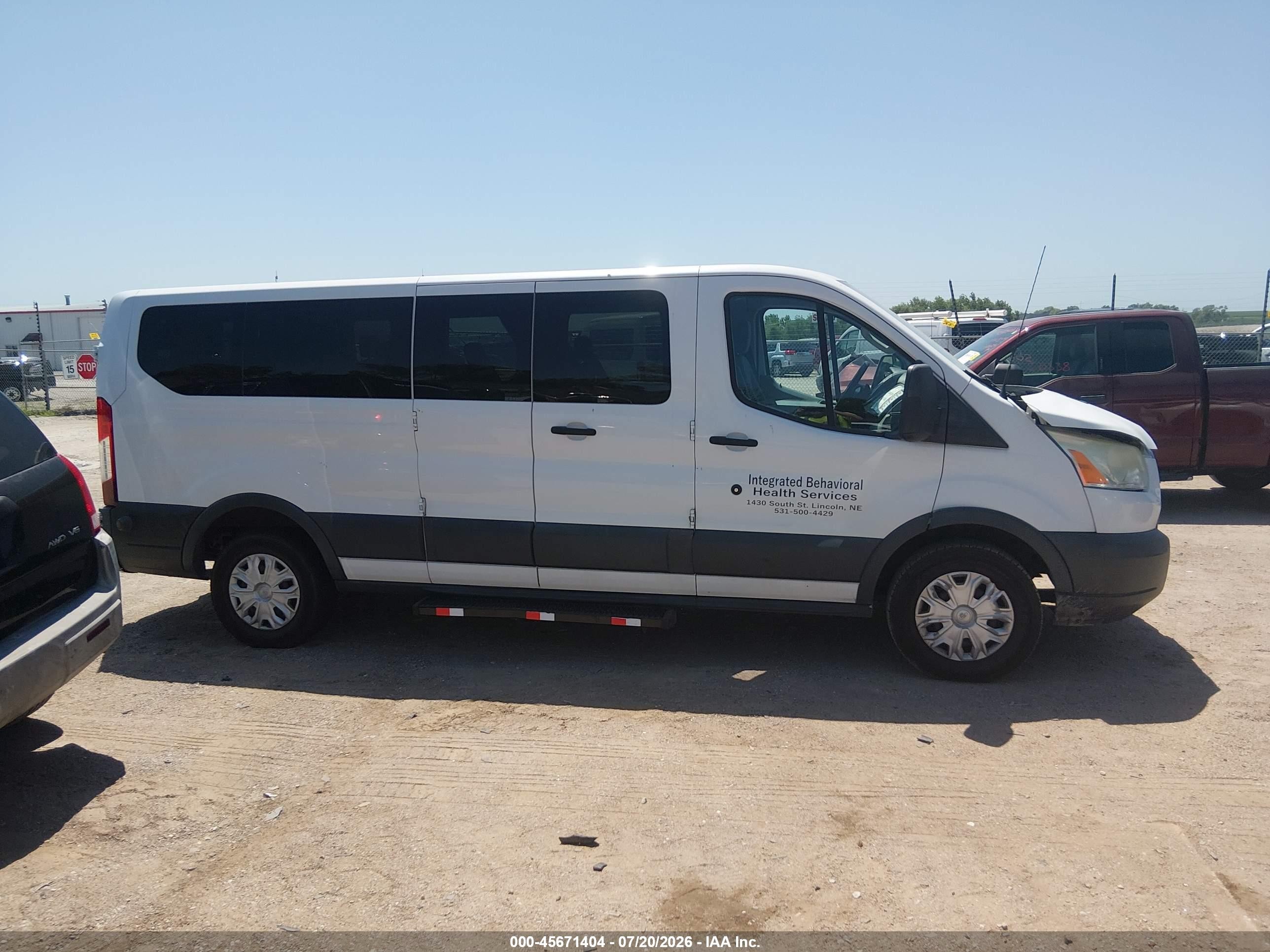 2015 Ford Transit-350 Xlt White vin: 1FBZX2ZM4FKA97922