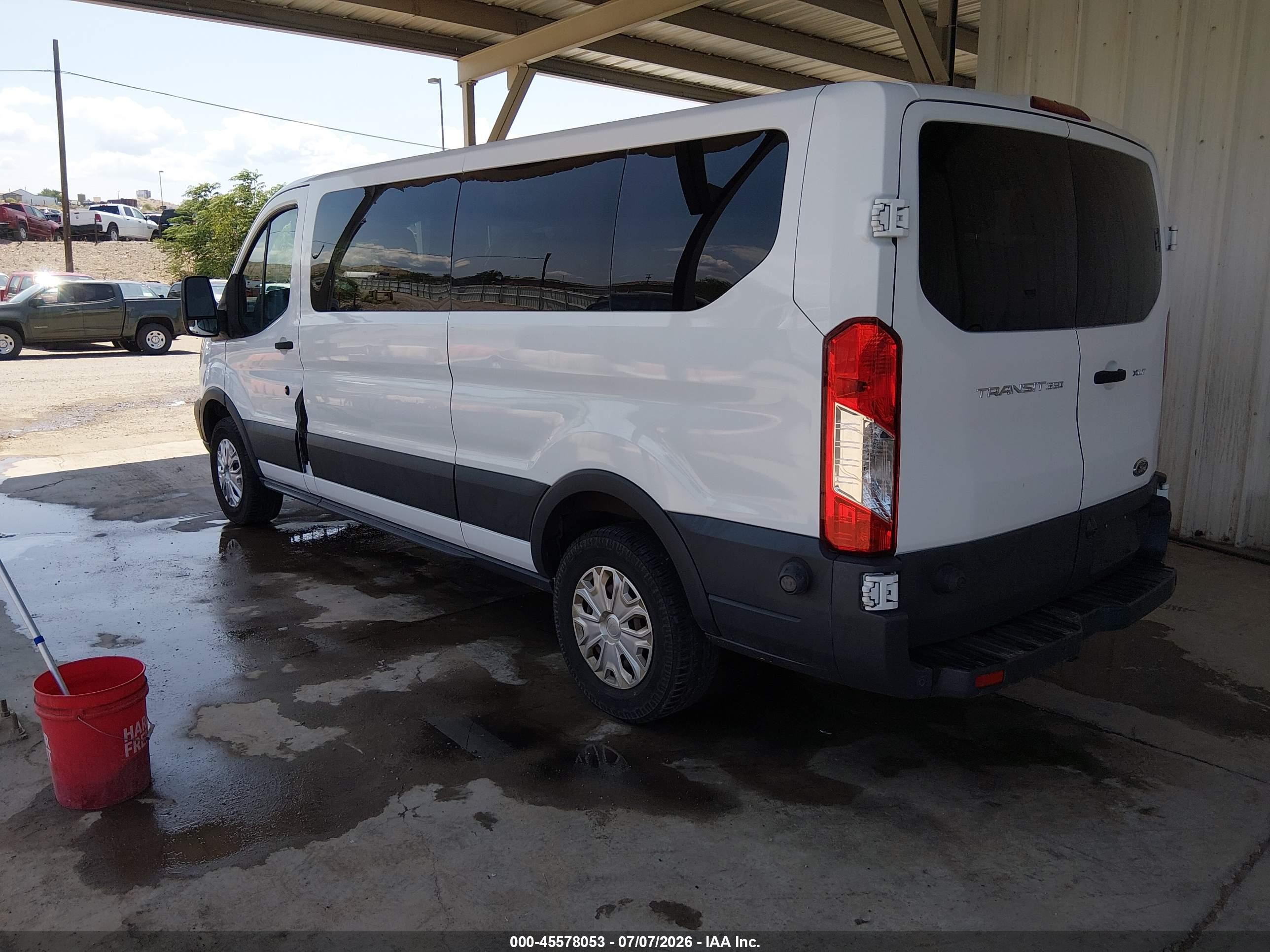 2015 Ford Transit-350 Xlt White vin: 1FBZX2ZM4FKB27727