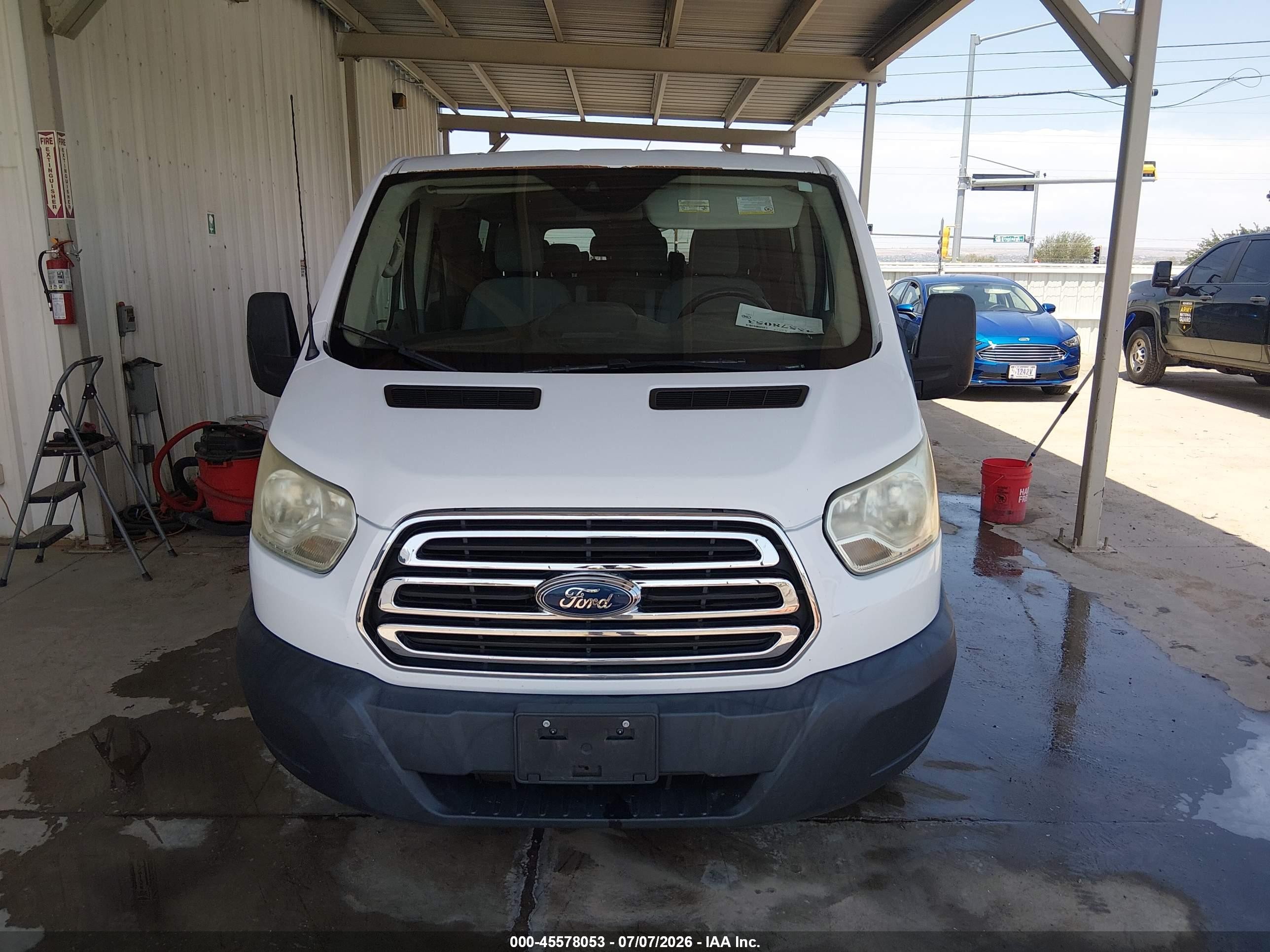 2015 Ford Transit-350 Xlt White vin: 1FBZX2ZM4FKB27727