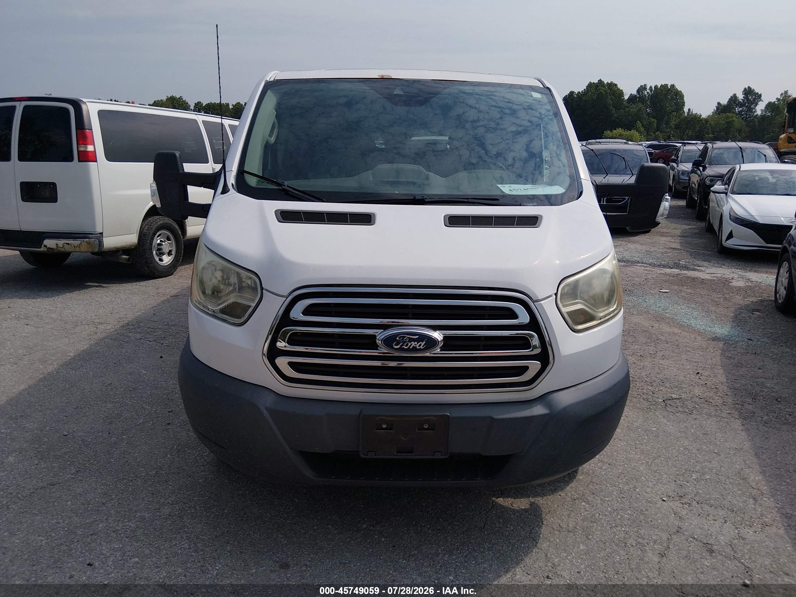 2015 Ford Transit-350 Xlt White vin: 1FBZX2ZM4FKB27968
