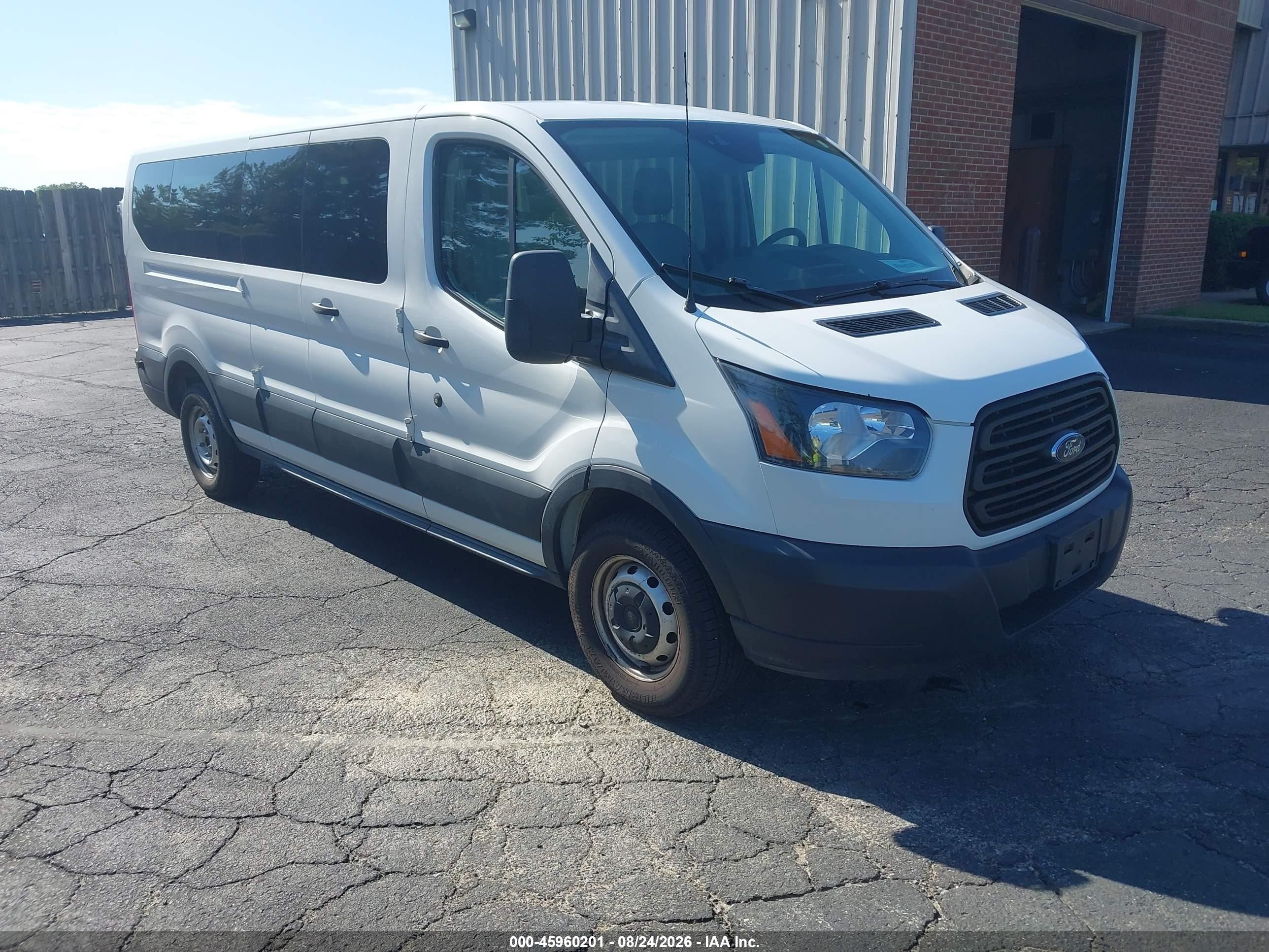 2019 Ford Transit-350 Xl White vin: 1FBZX2ZM4KKA03032