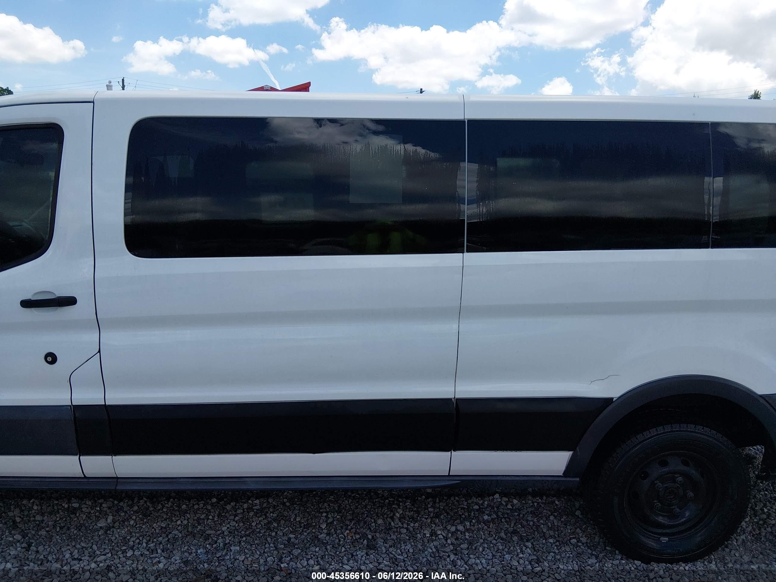 2015 Ford Transit-350 Xlt White vin: 1FBZX2ZM5FKA29886