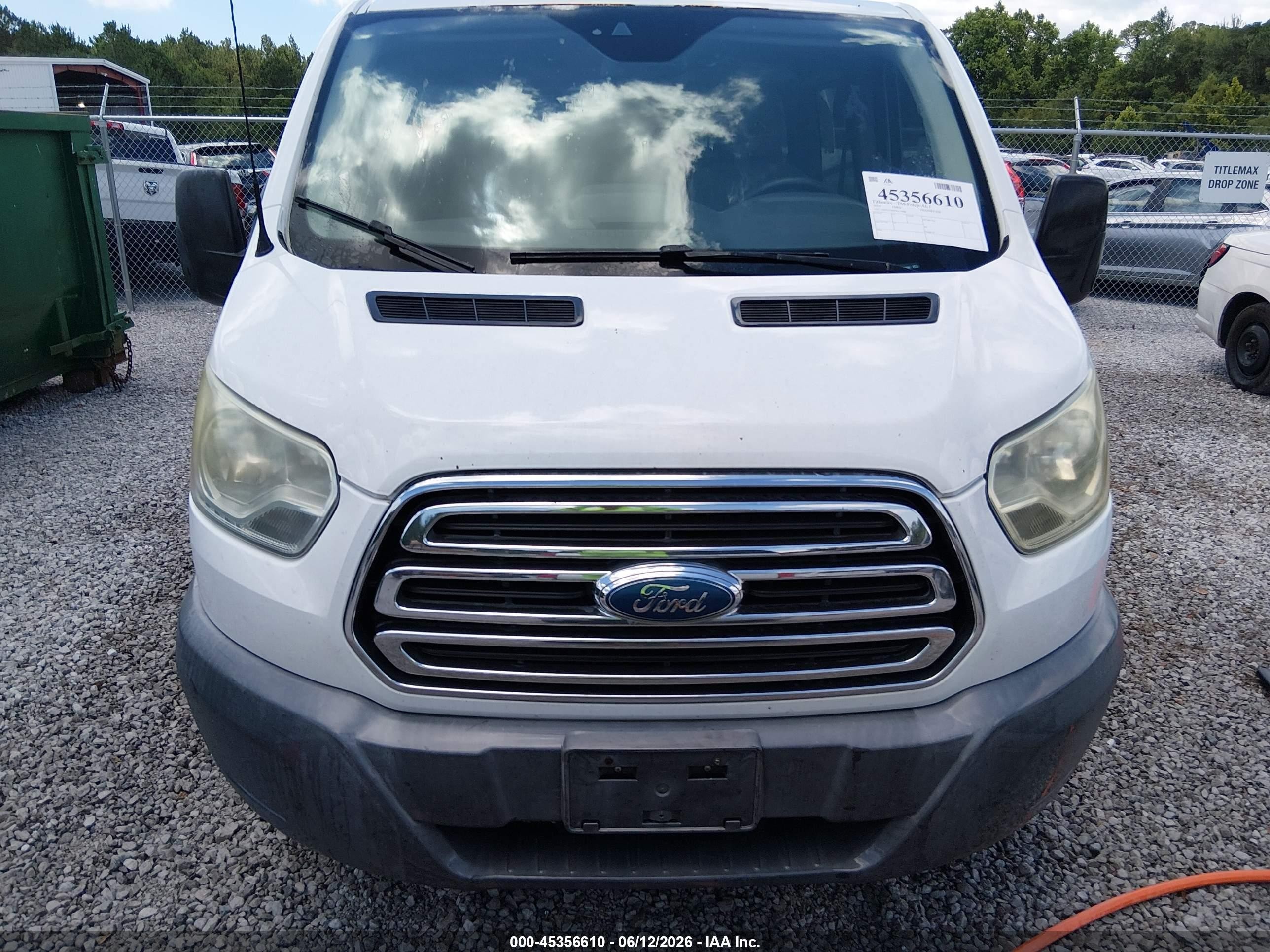 2015 Ford Transit-350 Xlt White vin: 1FBZX2ZM5FKA29886