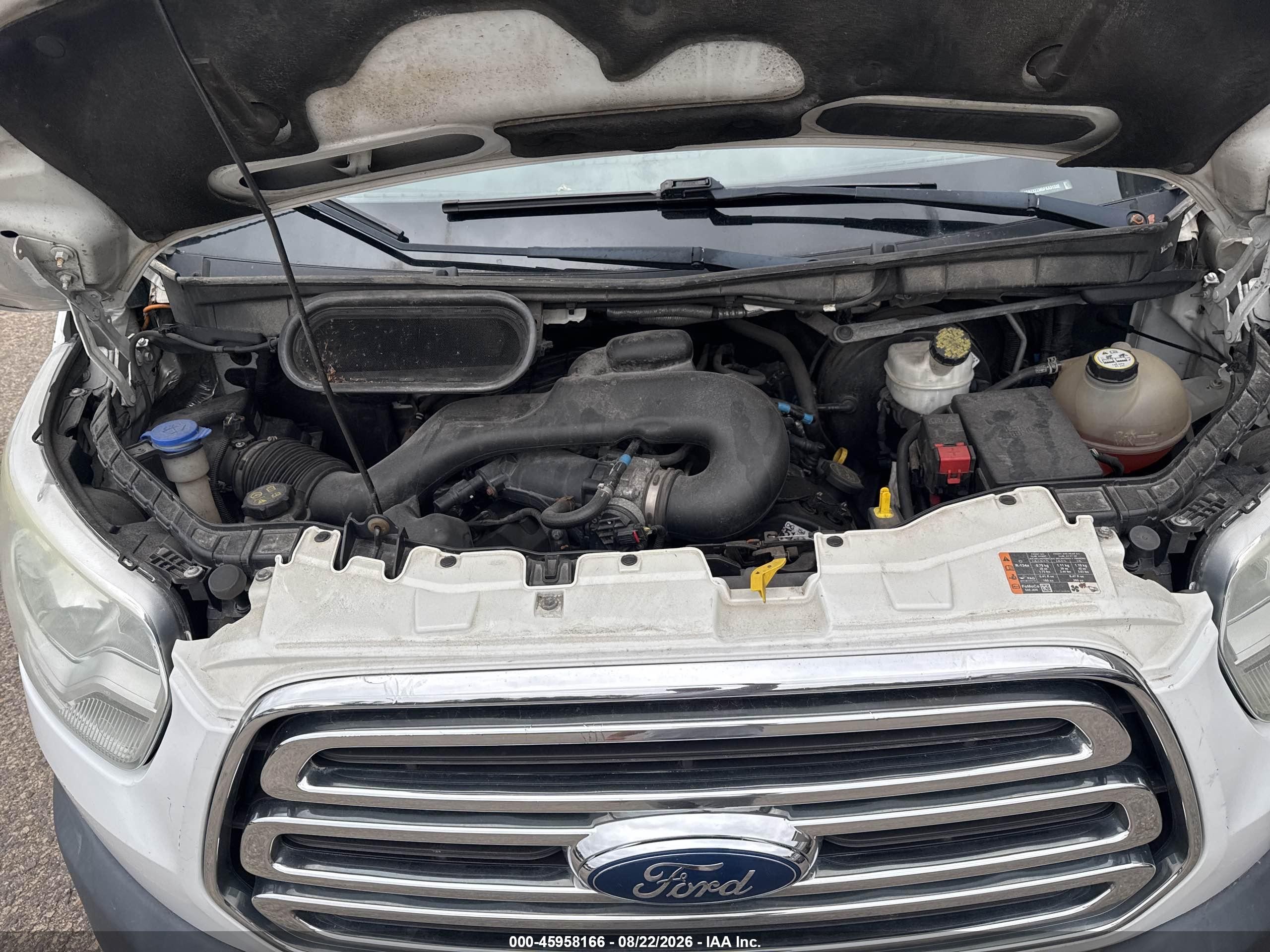 2015 Ford Transit-350 Xlt White vin: 1FBZX2ZM5FKA31332