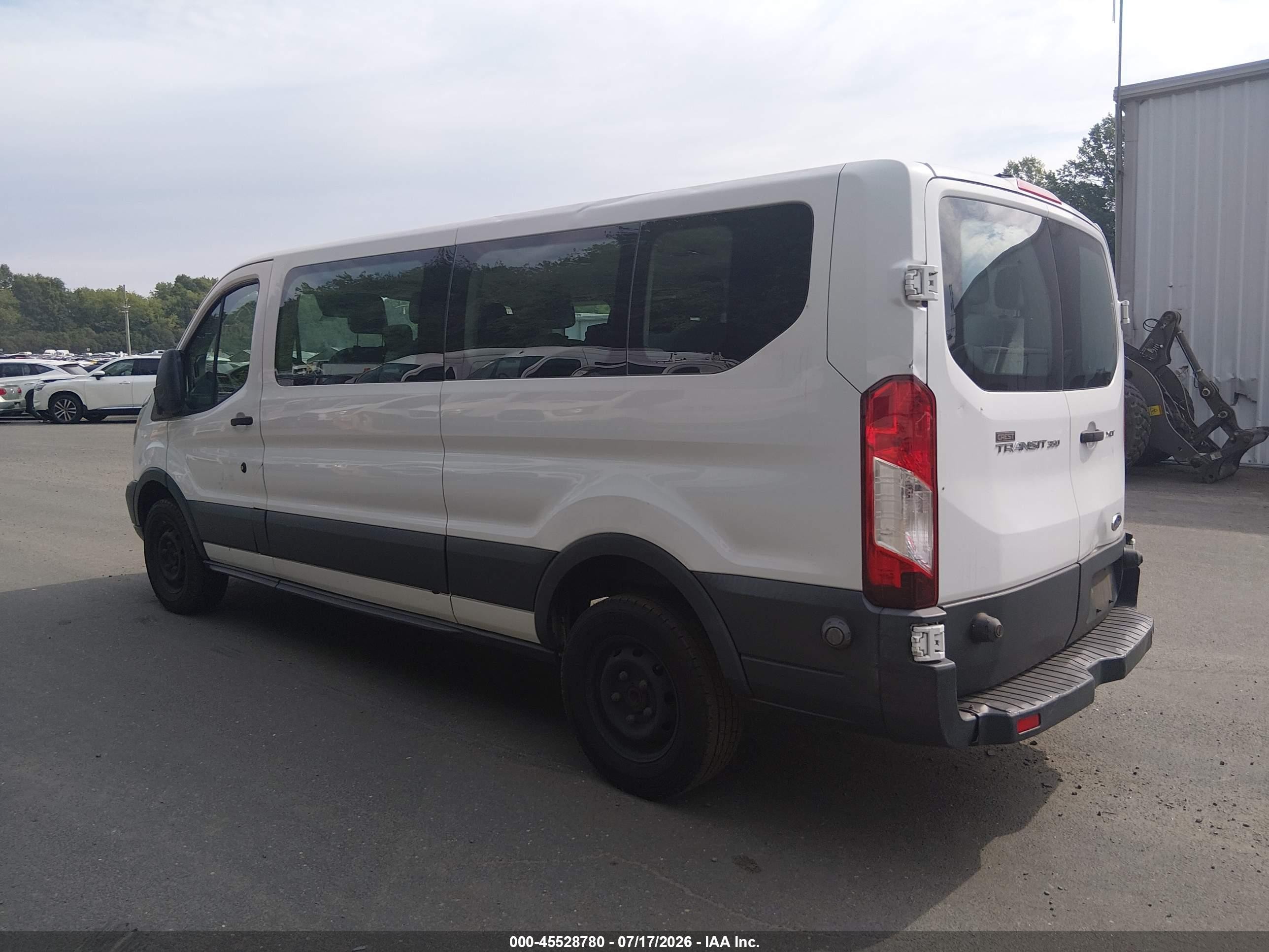 2015 Ford Transit-350 Xl/xlt White vin: 1FBZX2ZM5FKB16736