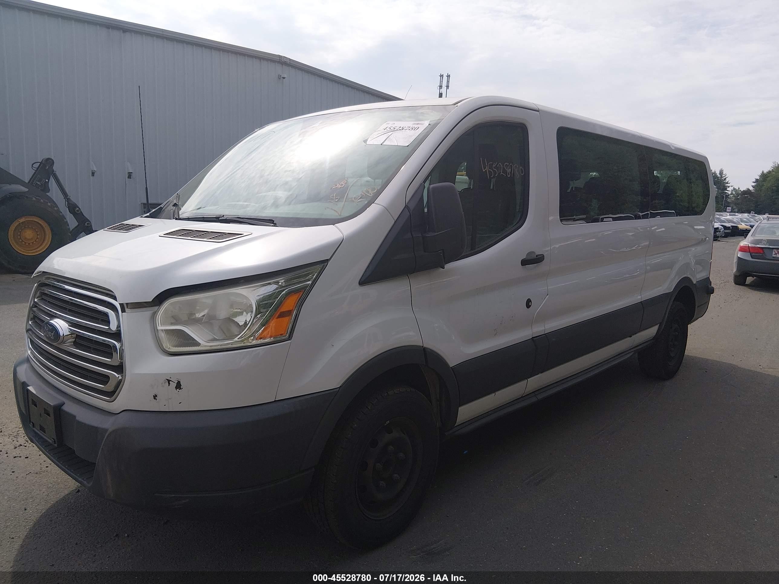 2015 Ford Transit-350 Xl/xlt White vin: 1FBZX2ZM5FKB16736