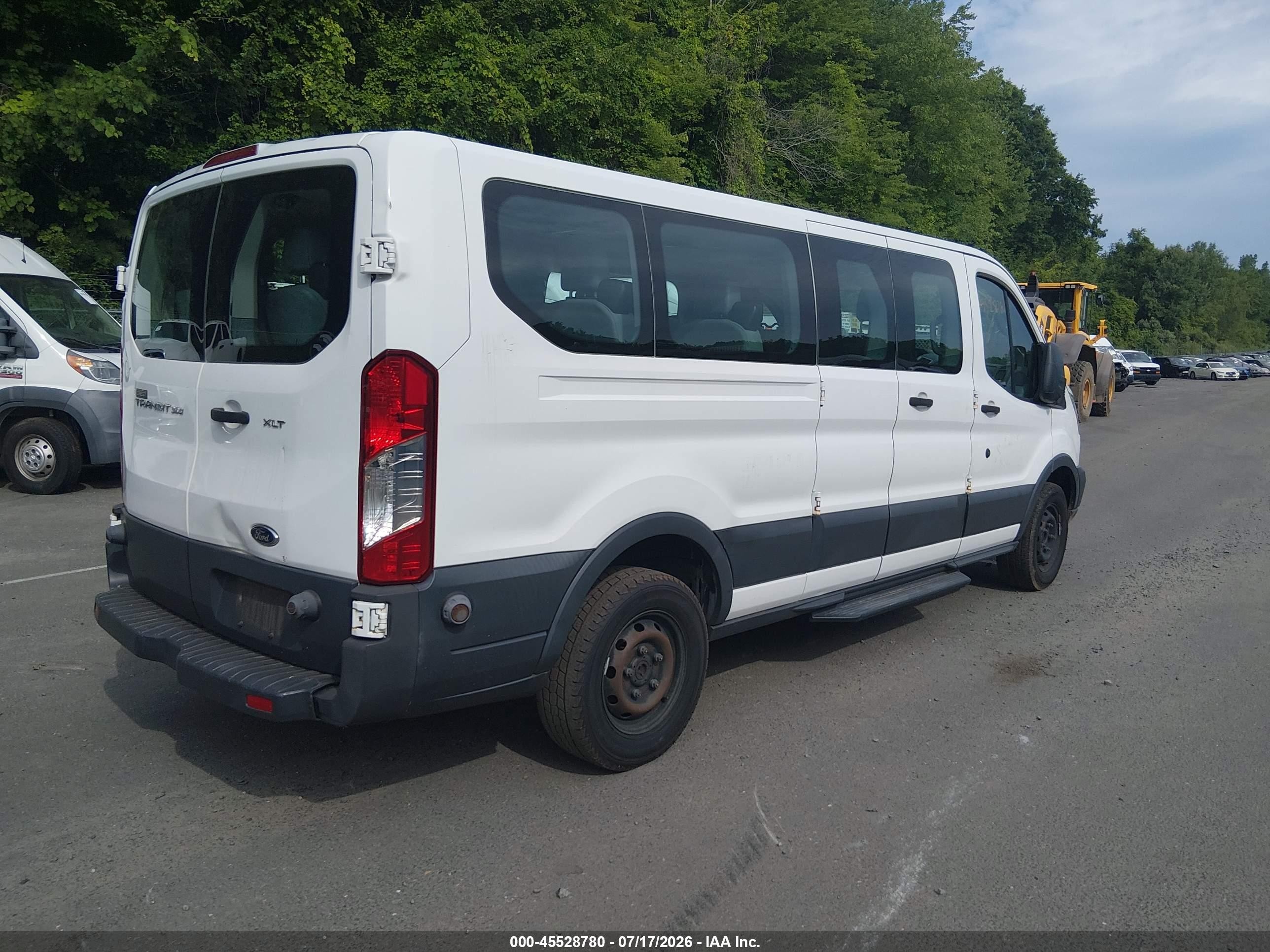 2015 Ford Transit-350 Xl/xlt White vin: 1FBZX2ZM5FKB16736