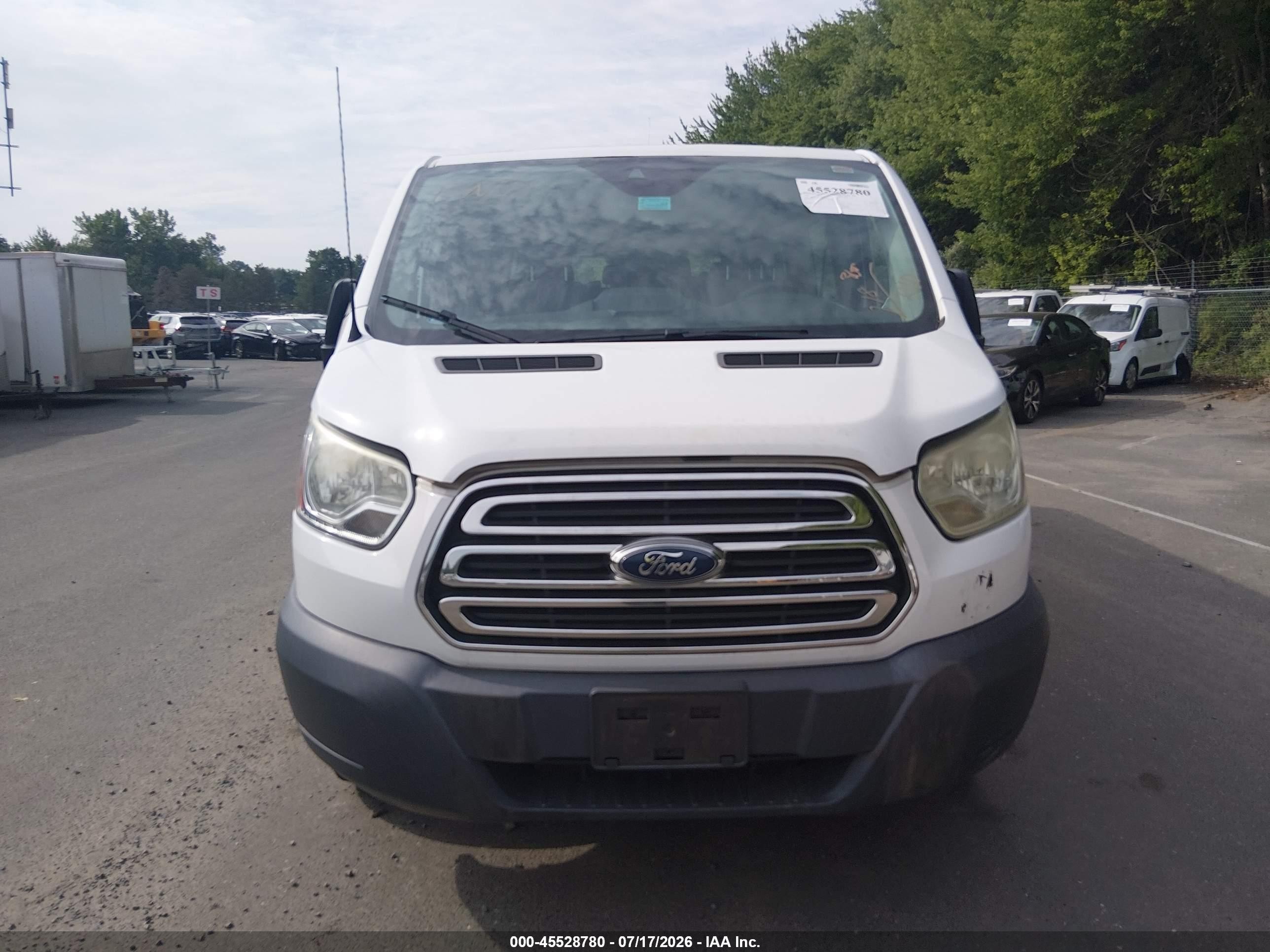 2015 Ford Transit-350 Xl/xlt White vin: 1FBZX2ZM5FKB16736