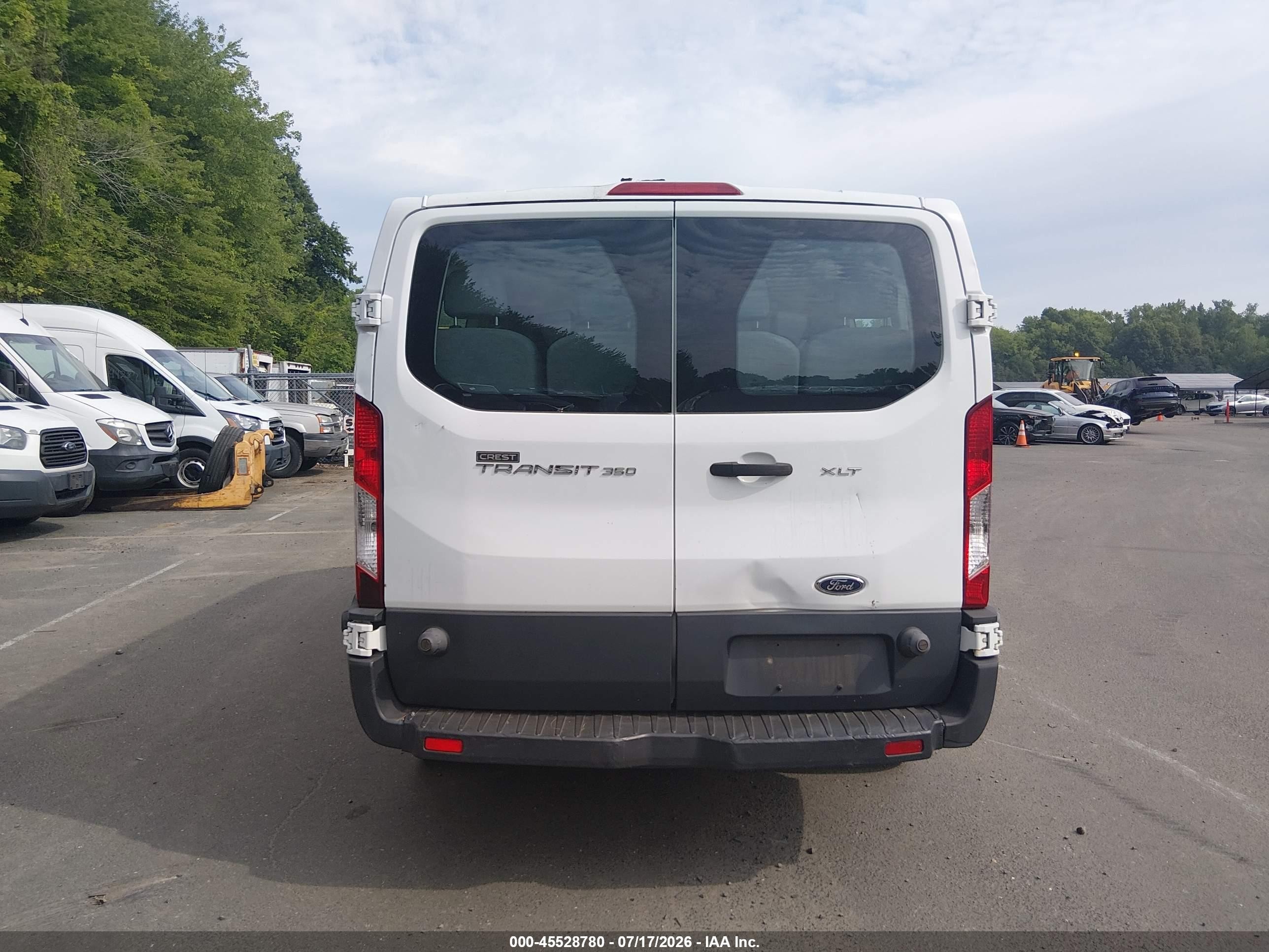 2015 Ford Transit-350 Xl/xlt White vin: 1FBZX2ZM5FKB16736