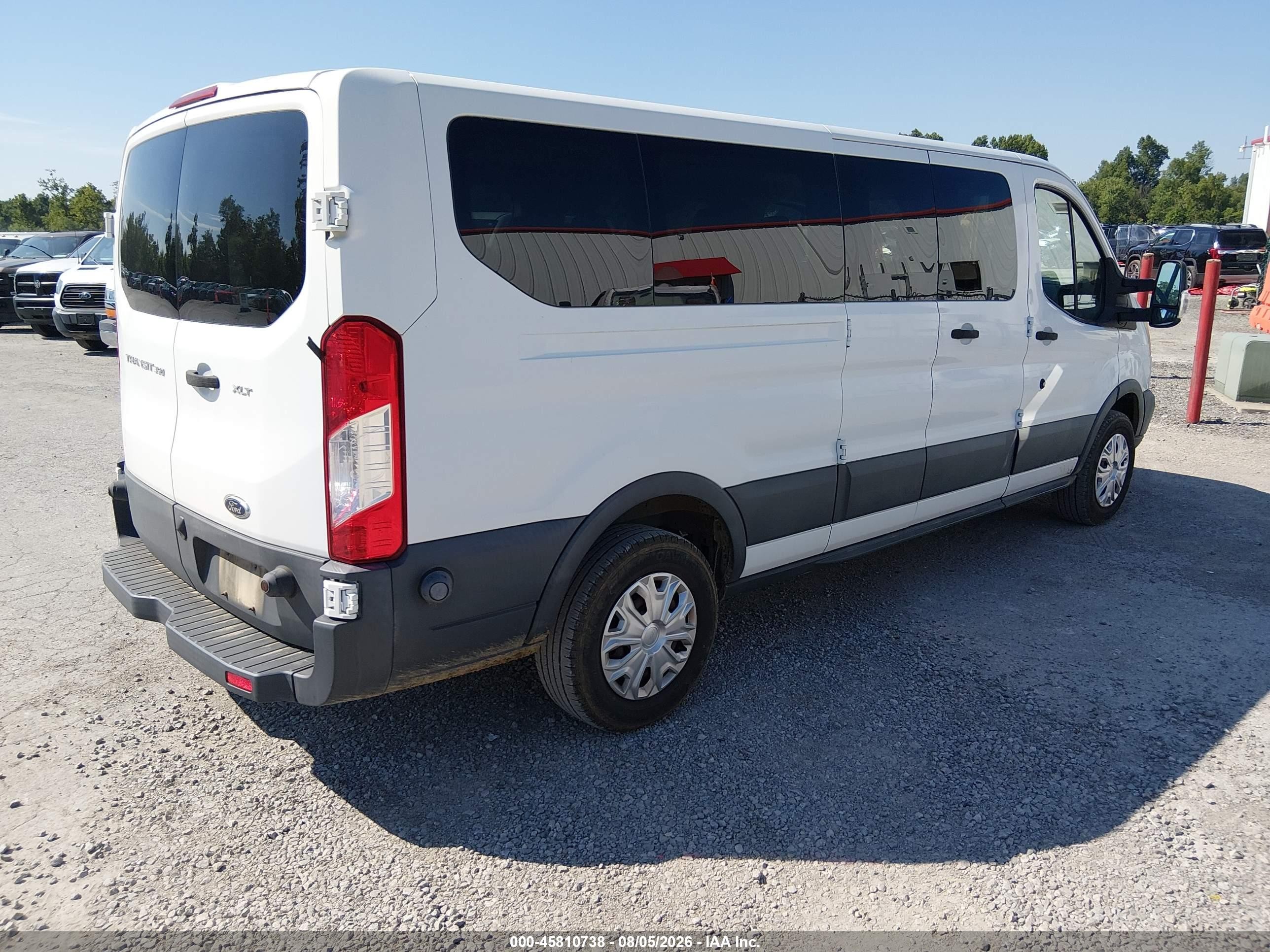2015 Ford Transit-350 Xlt White vin: 1FBZX2ZM5FKB27963