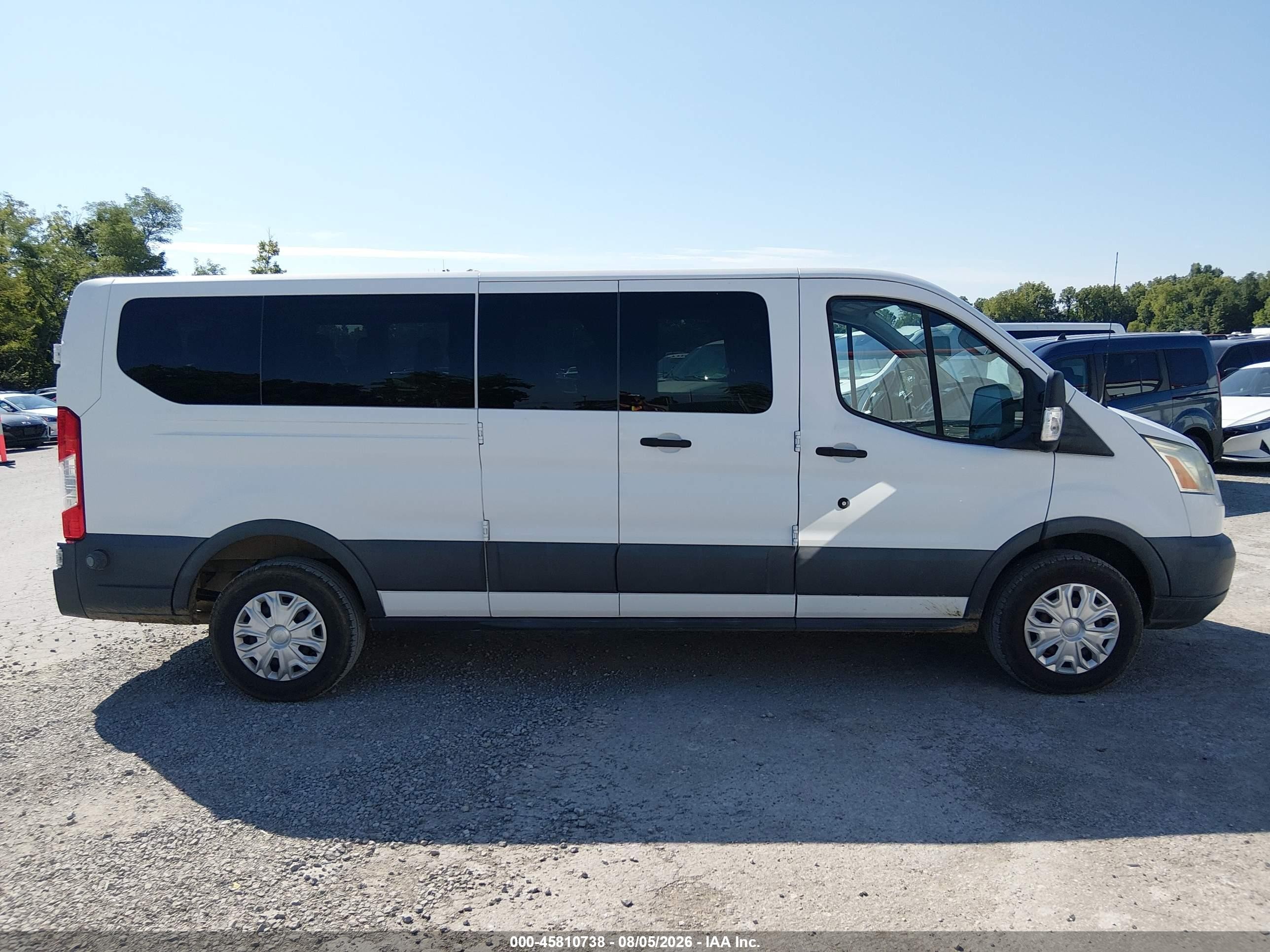 2015 Ford Transit-350 Xlt White vin: 1FBZX2ZM5FKB27963