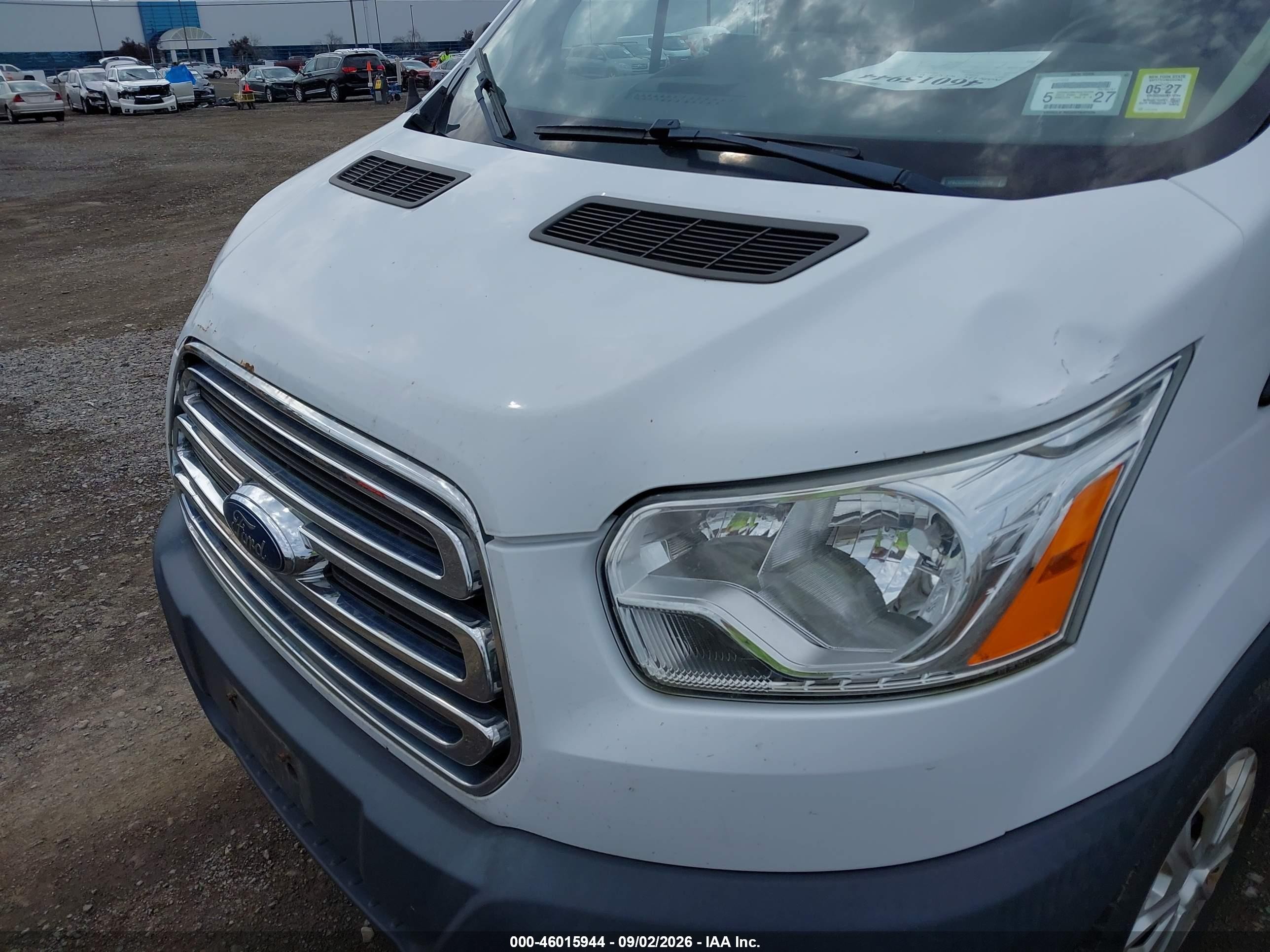2015 Ford Transit-350 Xlt White vin: 1FBZX2ZM6FKA76294