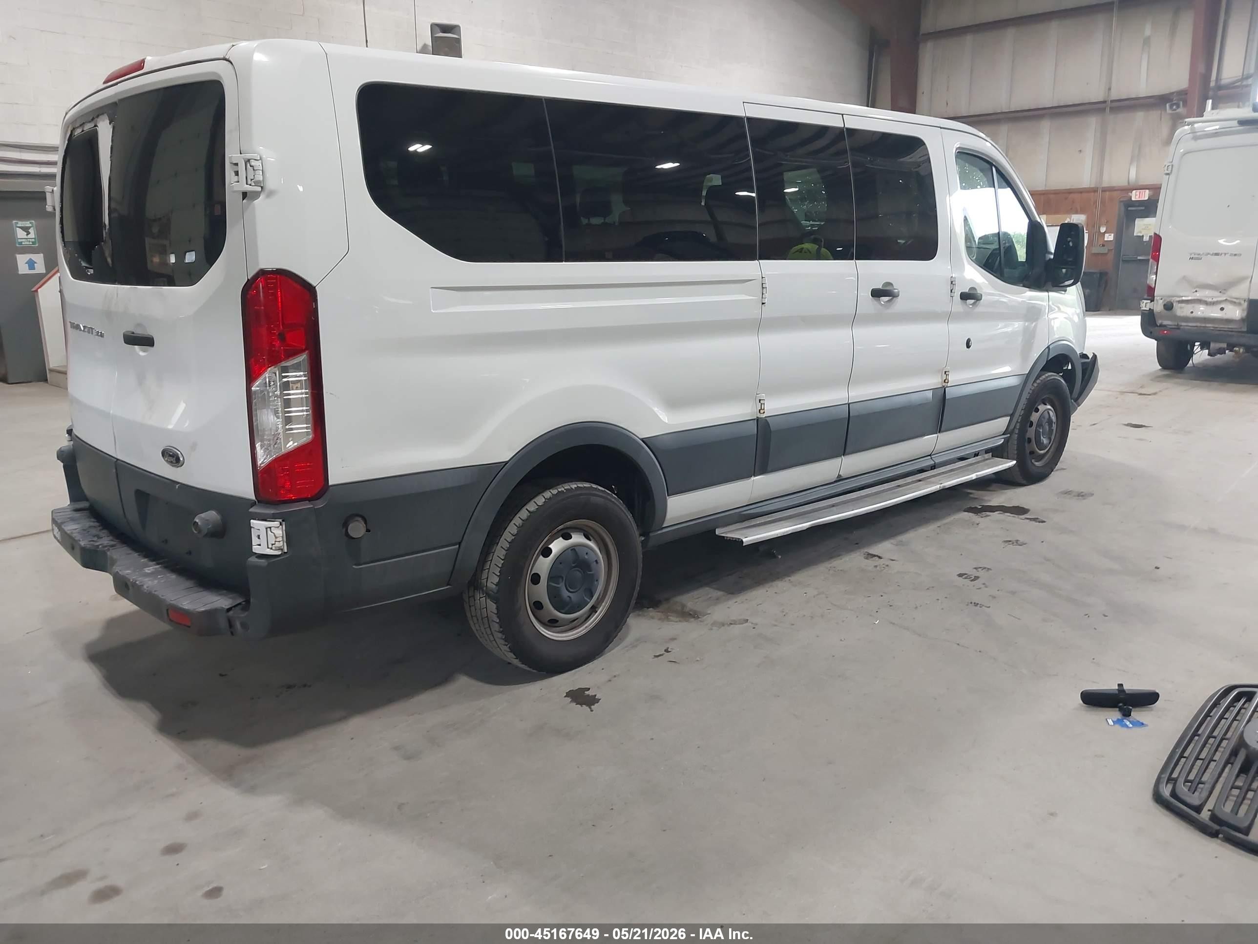 2015 Ford Transit-350 Xl White vin: 1FBZX2ZM6FKB10752