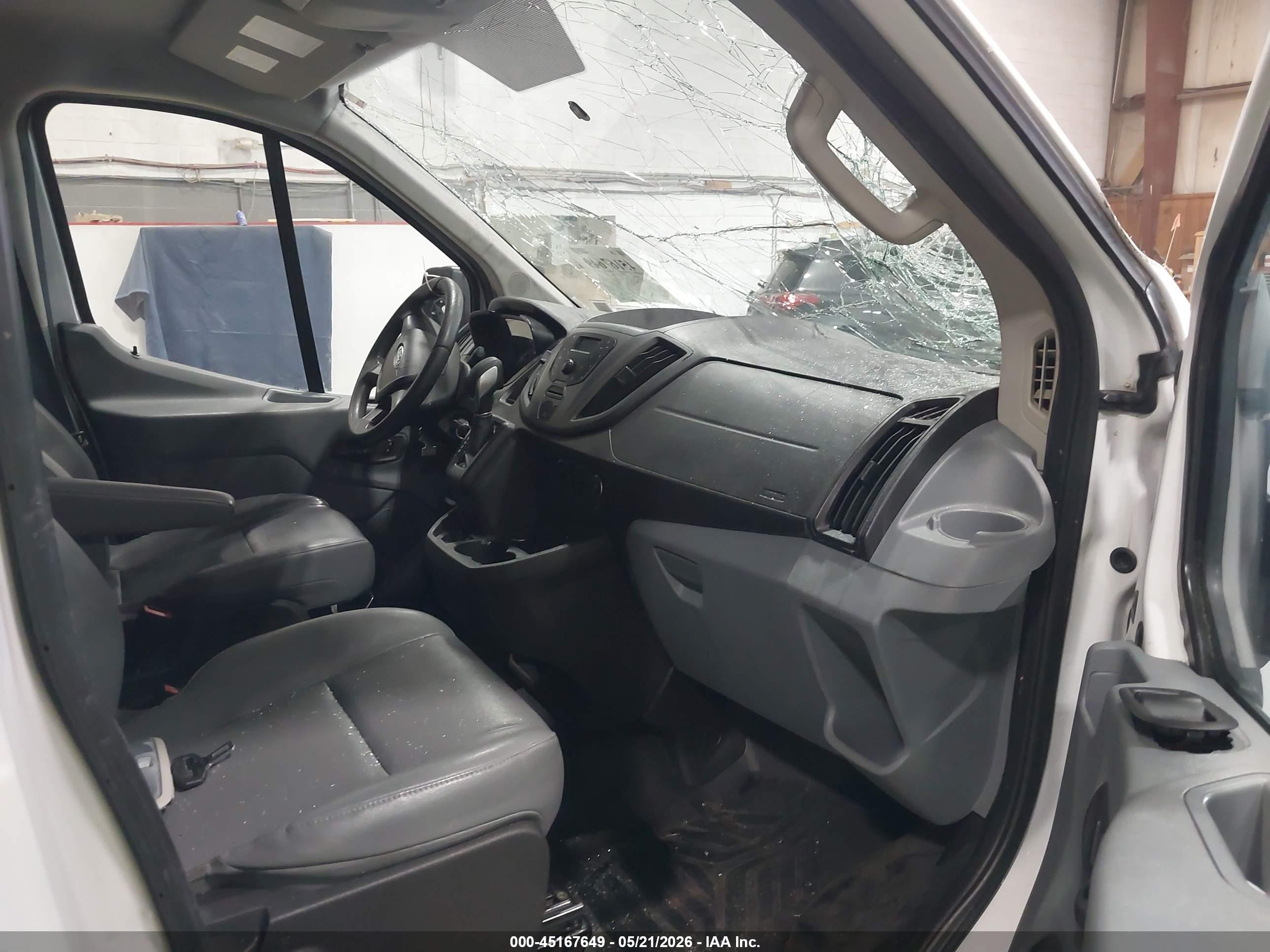 2015 Ford Transit-350 Xl White vin: 1FBZX2ZM6FKB10752