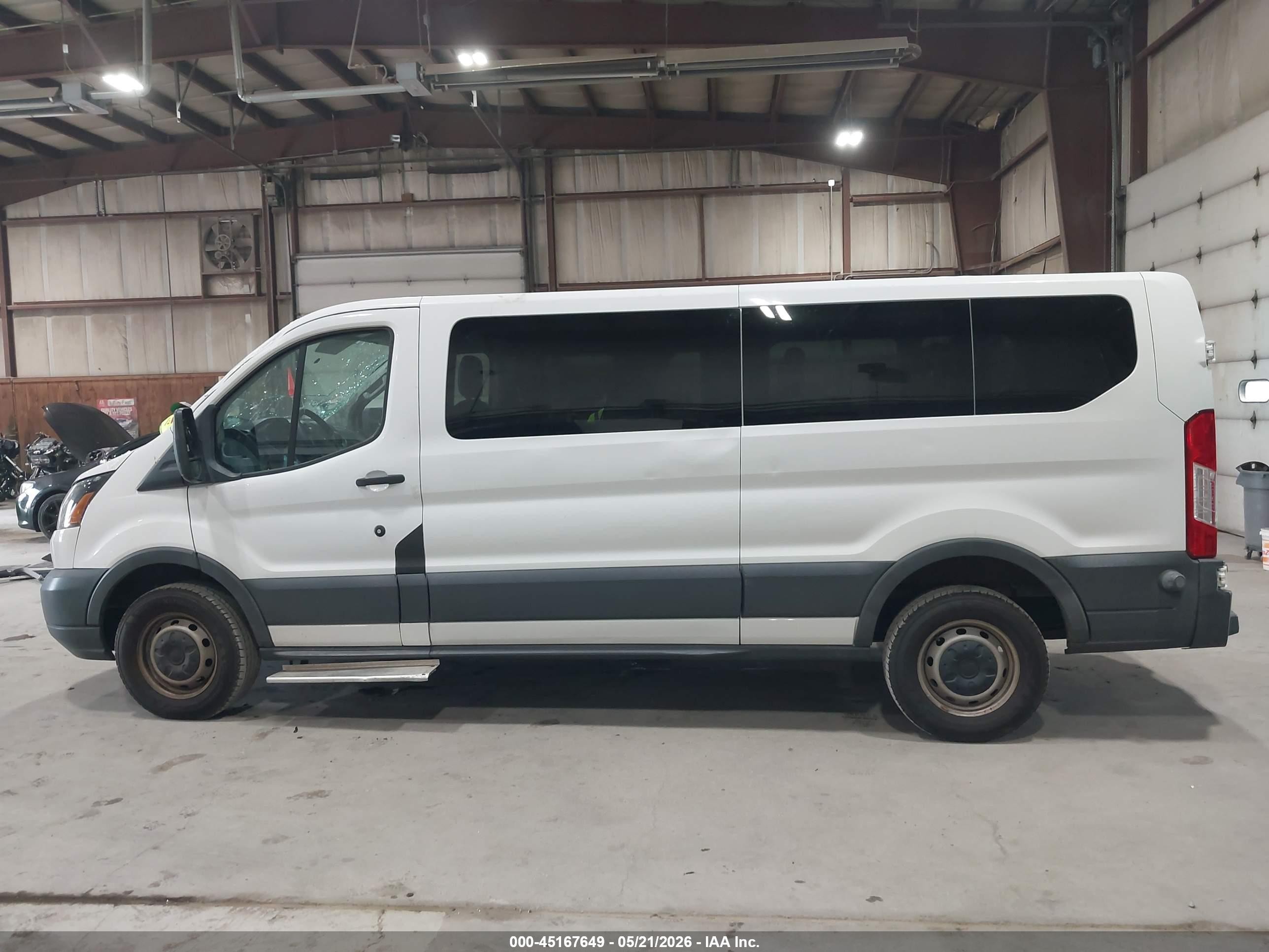 2015 Ford Transit-350 Xl White vin: 1FBZX2ZM6FKB10752