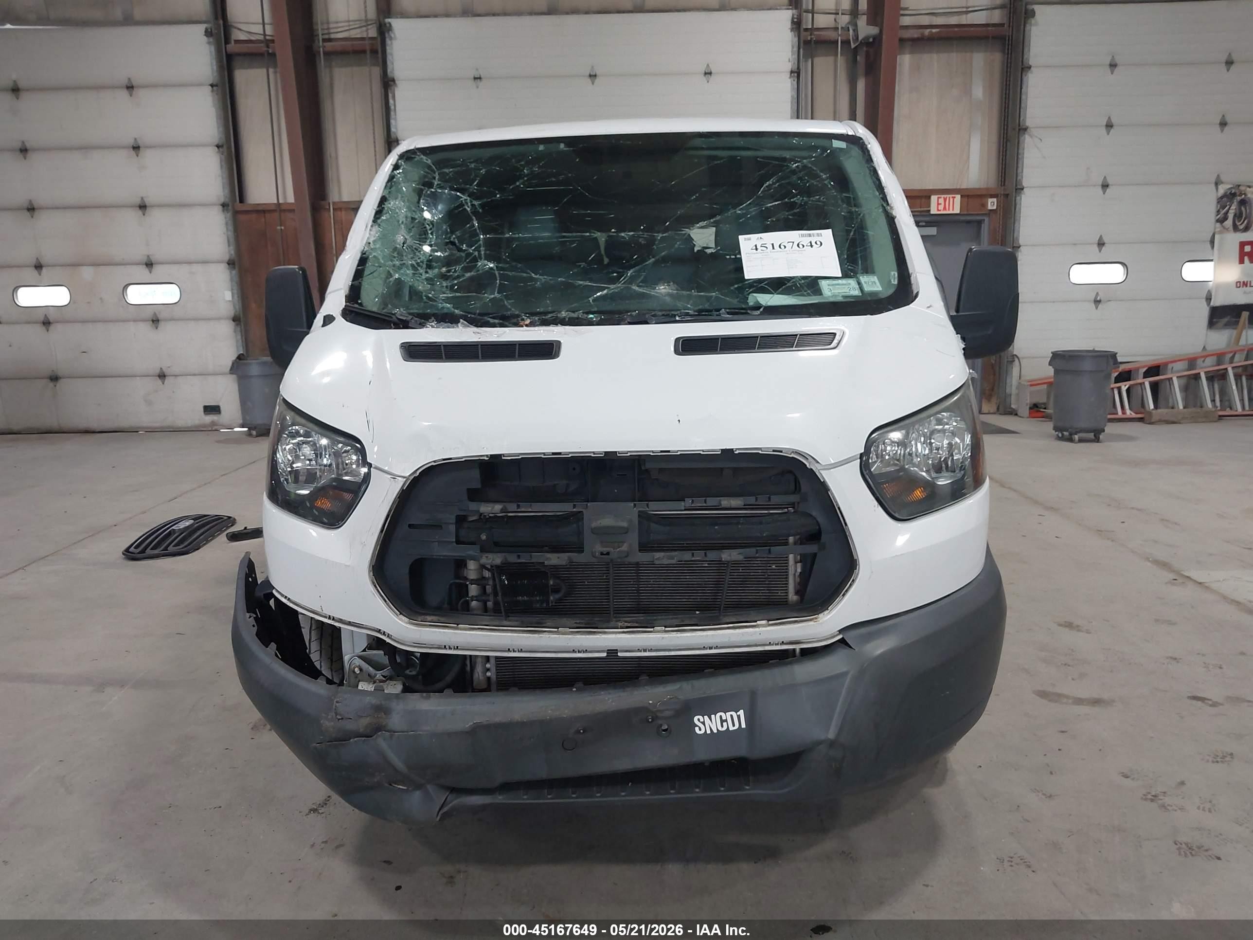 2015 Ford Transit-350 Xl White vin: 1FBZX2ZM6FKB10752