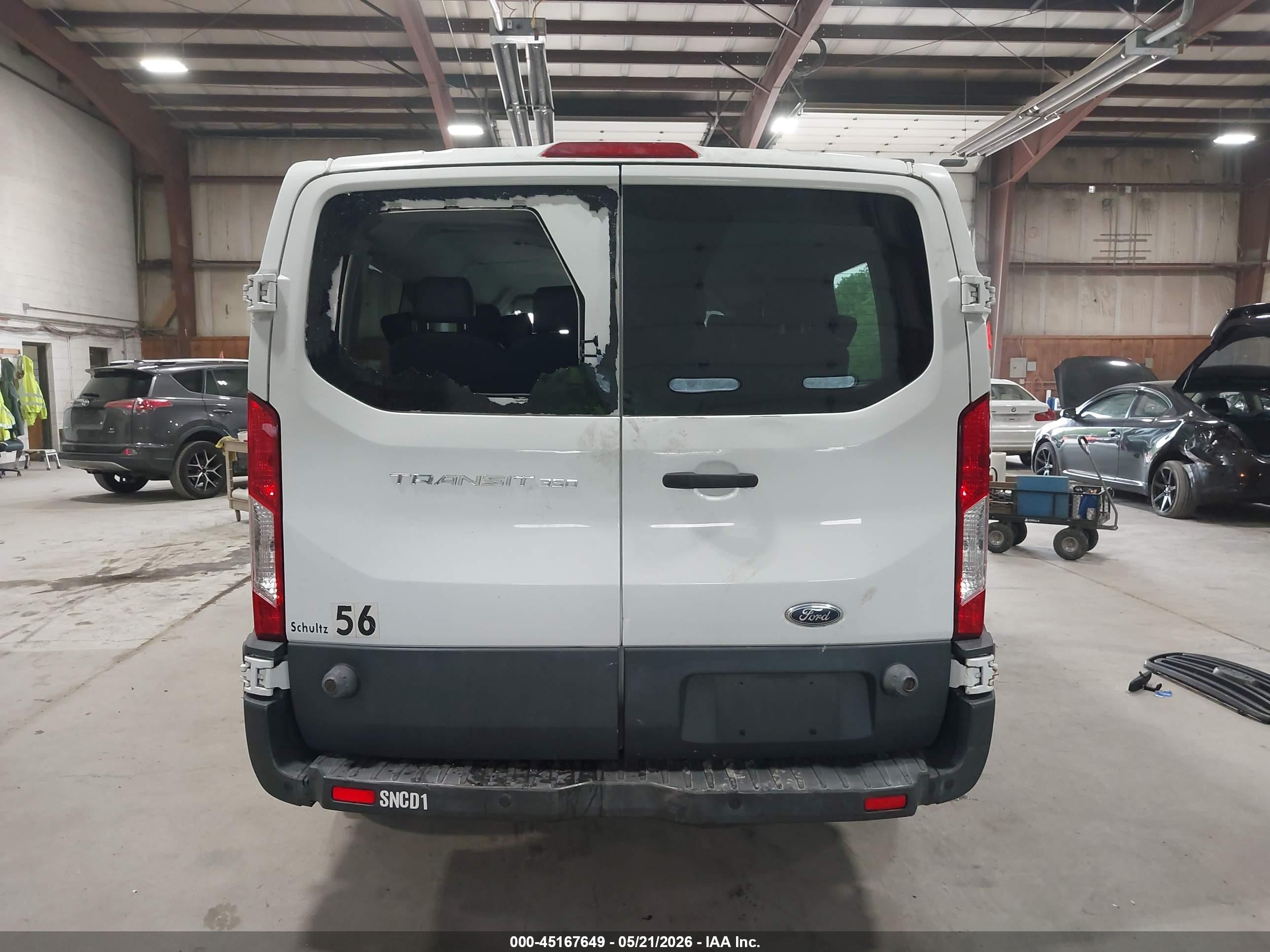 2015 Ford Transit-350 Xl White vin: 1FBZX2ZM6FKB10752