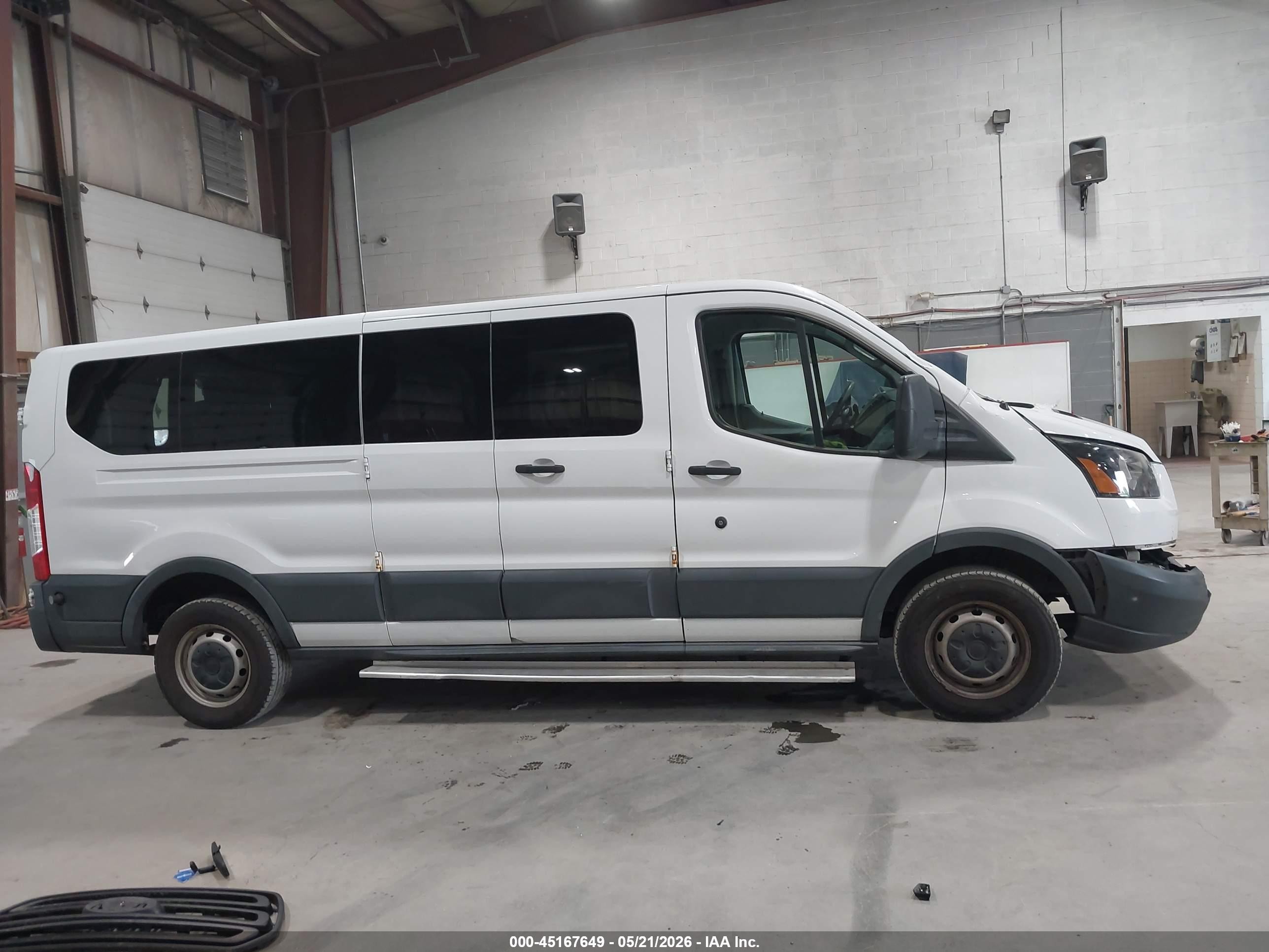 2015 Ford Transit-350 Xl White vin: 1FBZX2ZM6FKB10752