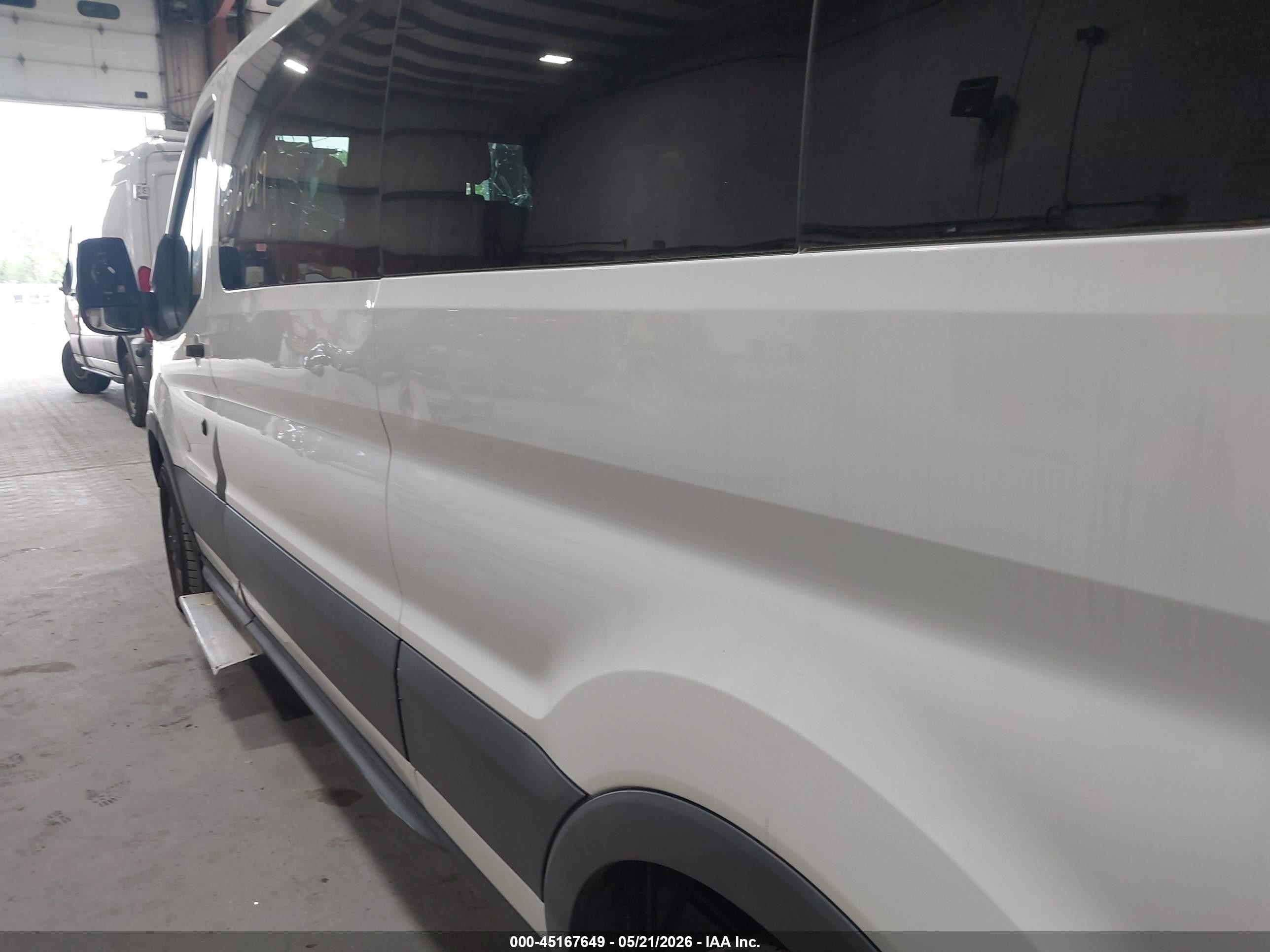 2015 Ford Transit-350 Xl White vin: 1FBZX2ZM6FKB10752