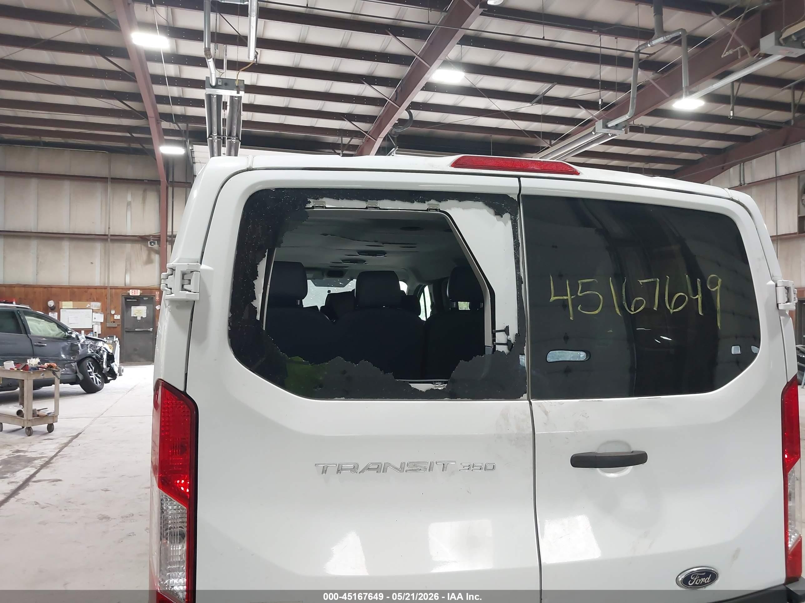 2015 Ford Transit-350 Xl White vin: 1FBZX2ZM6FKB10752