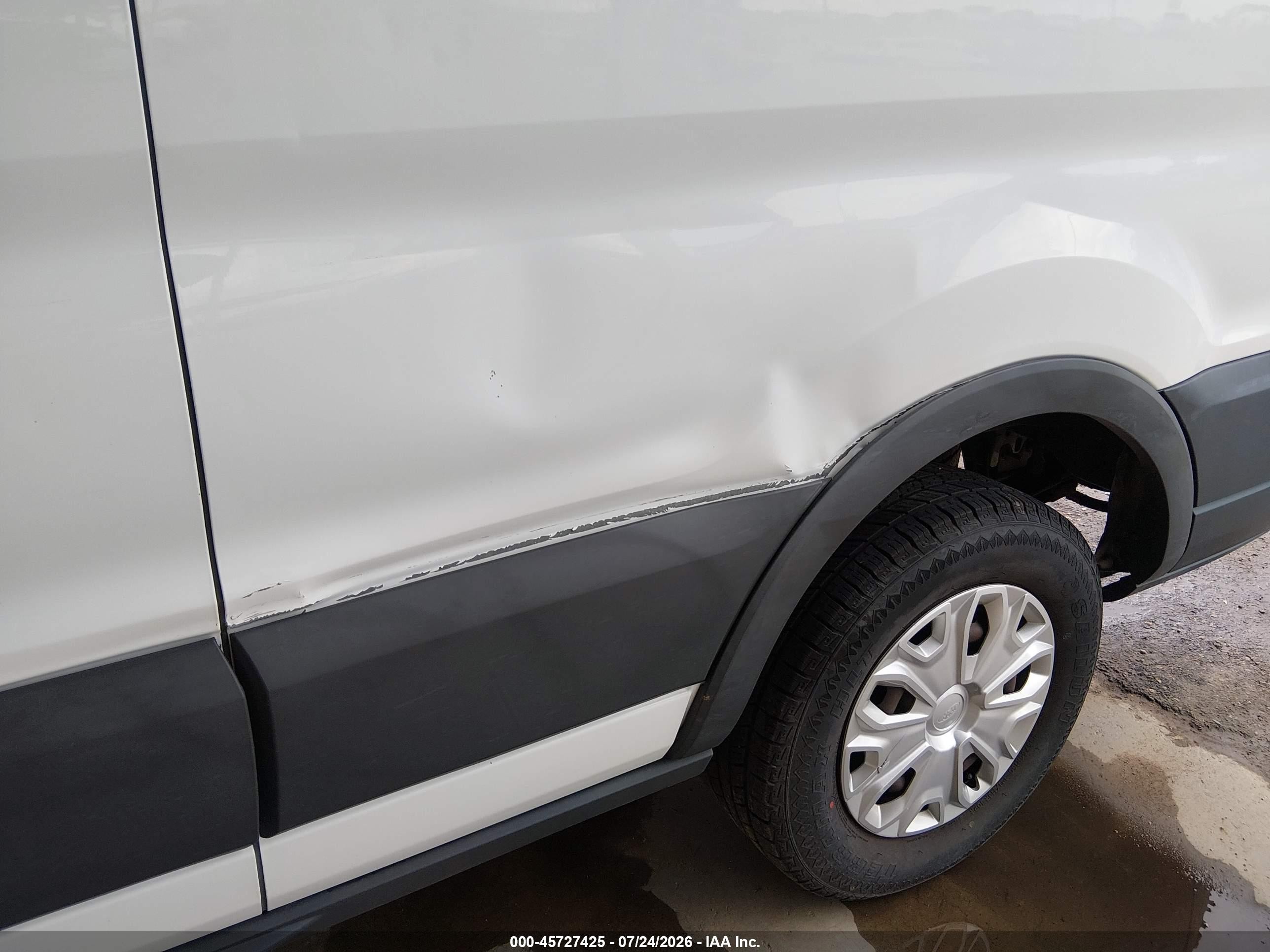 2015 Ford Transit-350 Xlt White vin: 1FBZX2ZM6FKB27728