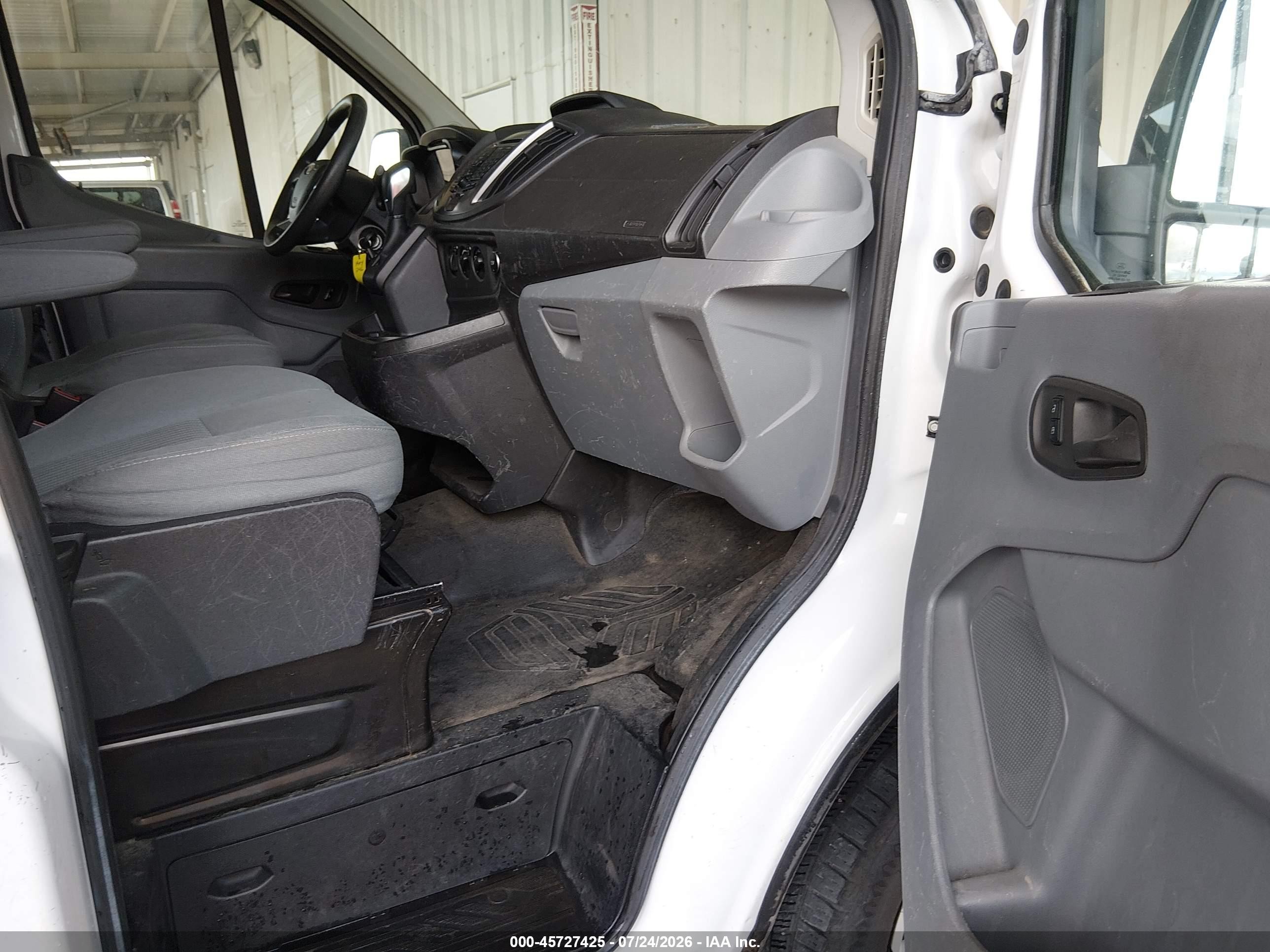 2015 Ford Transit-350 Xlt White vin: 1FBZX2ZM6FKB27728