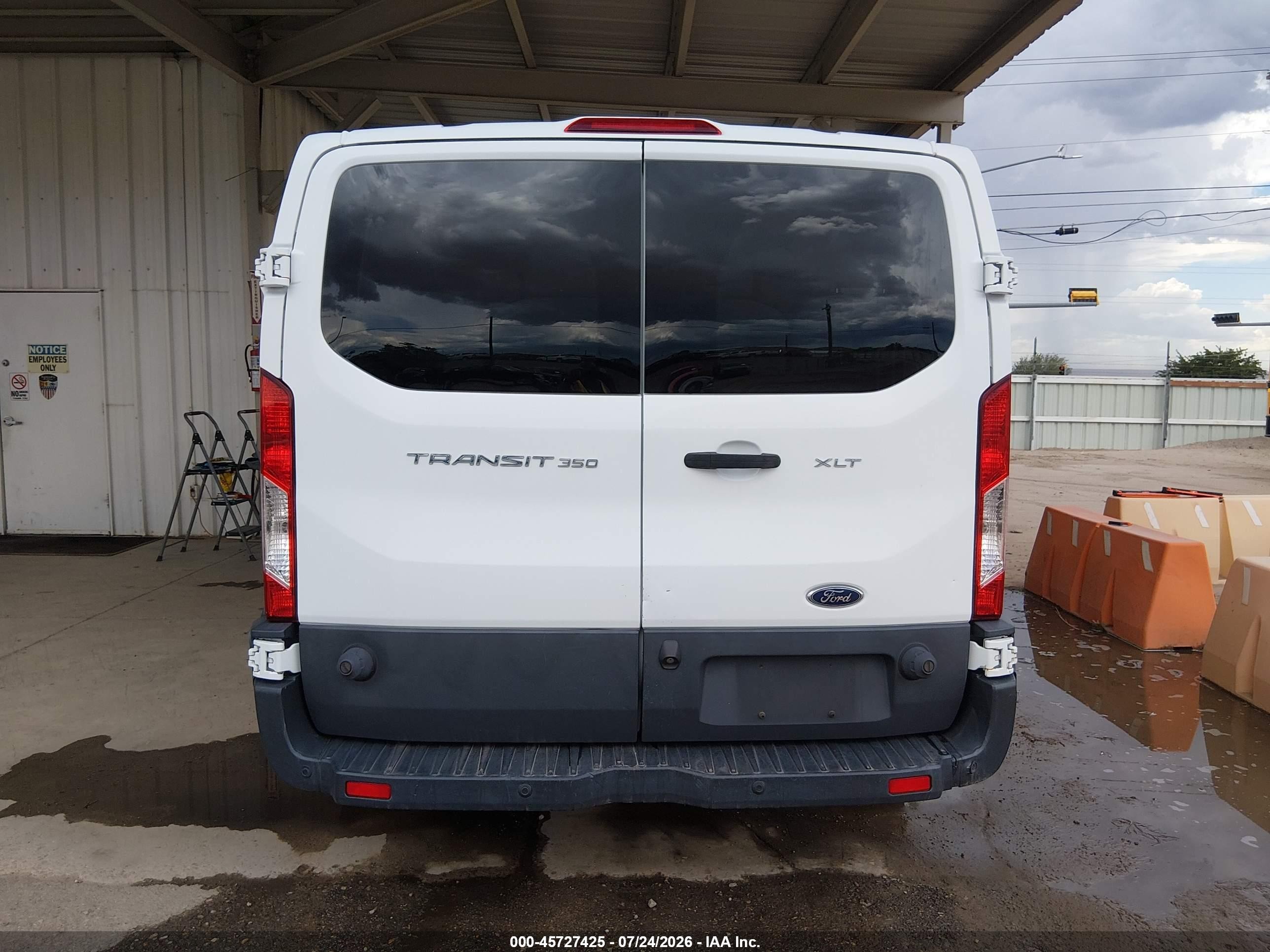 2015 Ford Transit-350 Xlt White vin: 1FBZX2ZM6FKB27728