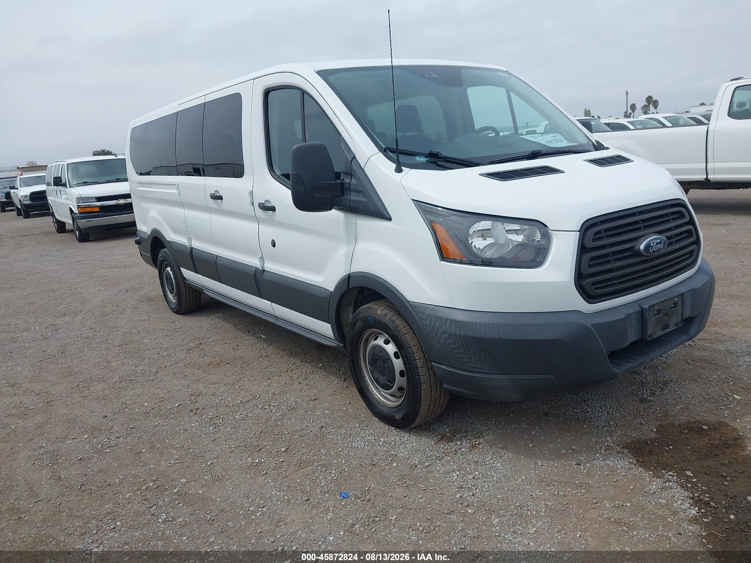 2018 Ford Transit-350 Xl White vin: 1FBZX2ZM6JKA99860